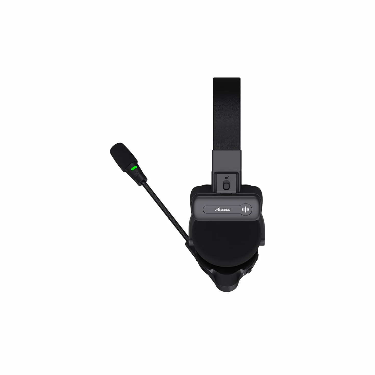Accsoon - Como Remote Headset - Dual Mic redukcja szumów otoczenia zapewnia czystą jakość głosu - ergonomiczny design - zasięg 400 metrów