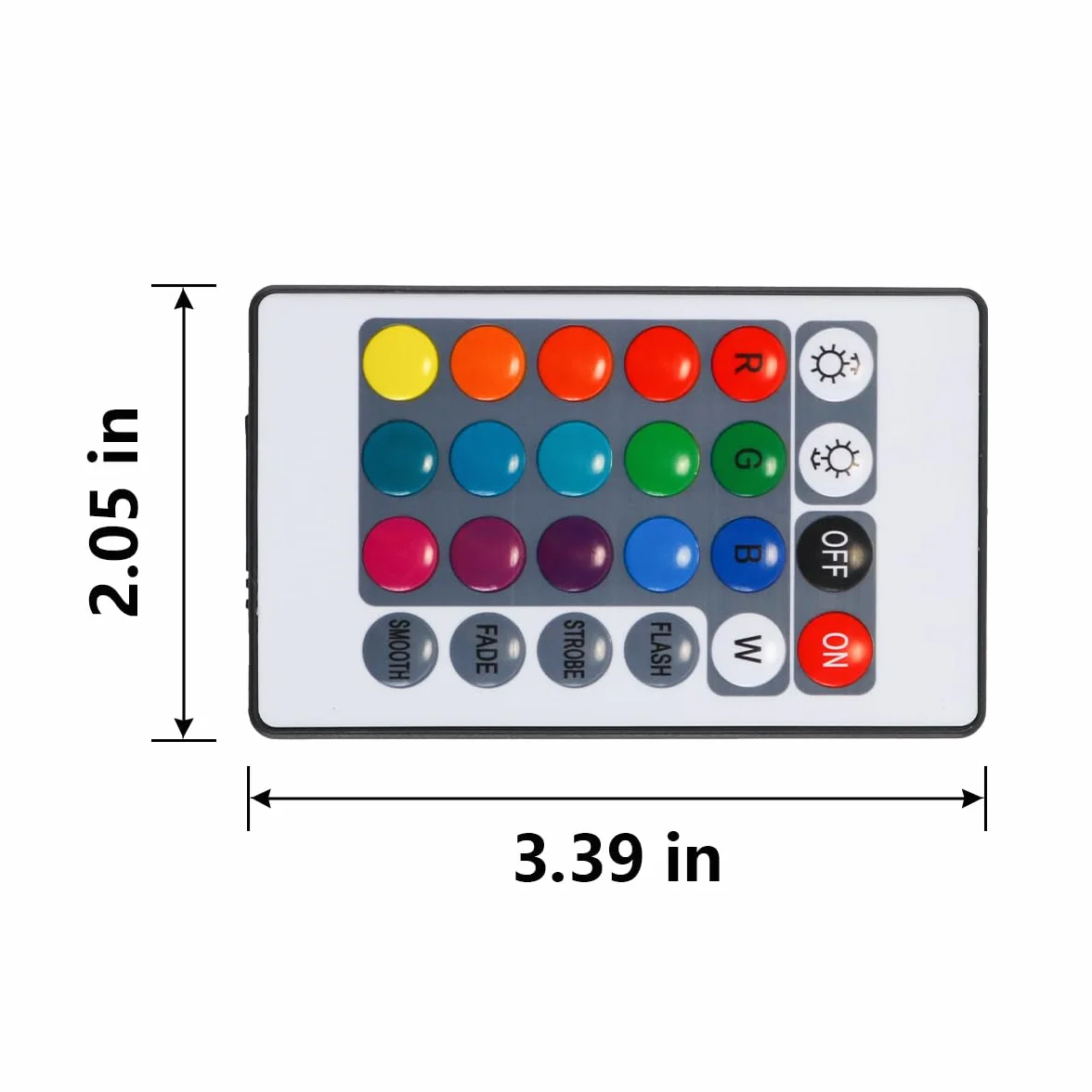 2 szt. 24 klawiszy bezprzewodowy pilot zdalnego sterowania z odbiornikiem LED Strip Controller RGB dla 3528 5050 SMD RGB LED Strip Lights