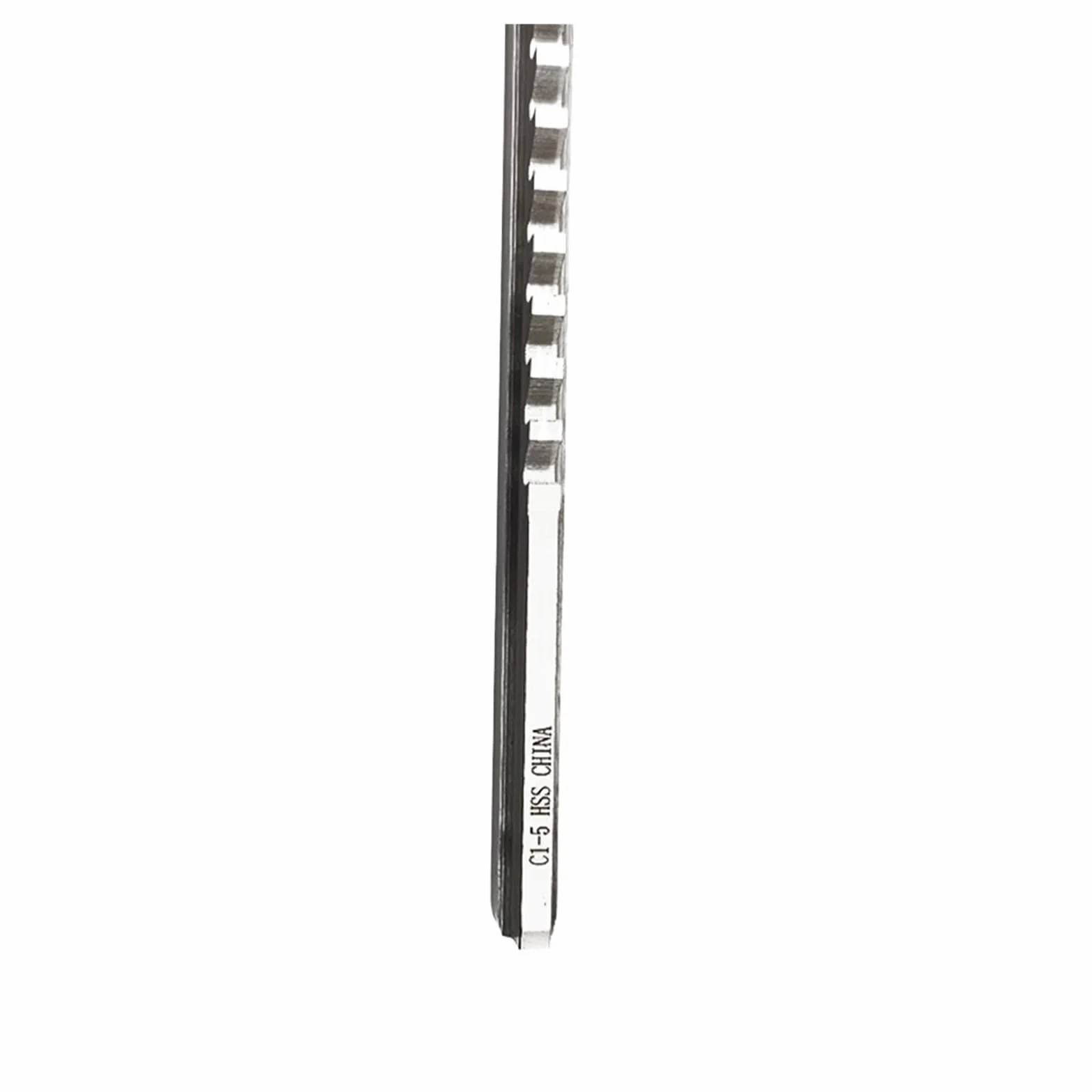Przeciągacz do rowków wpustowych 8 mm/6 mm/5 mm typu C, rozmiar metryczny, przeciągacz ze stali szybkotnącej, narzędzie wycinania noża frezarskiego do obróbki metali, tokarka(C1 8mm)