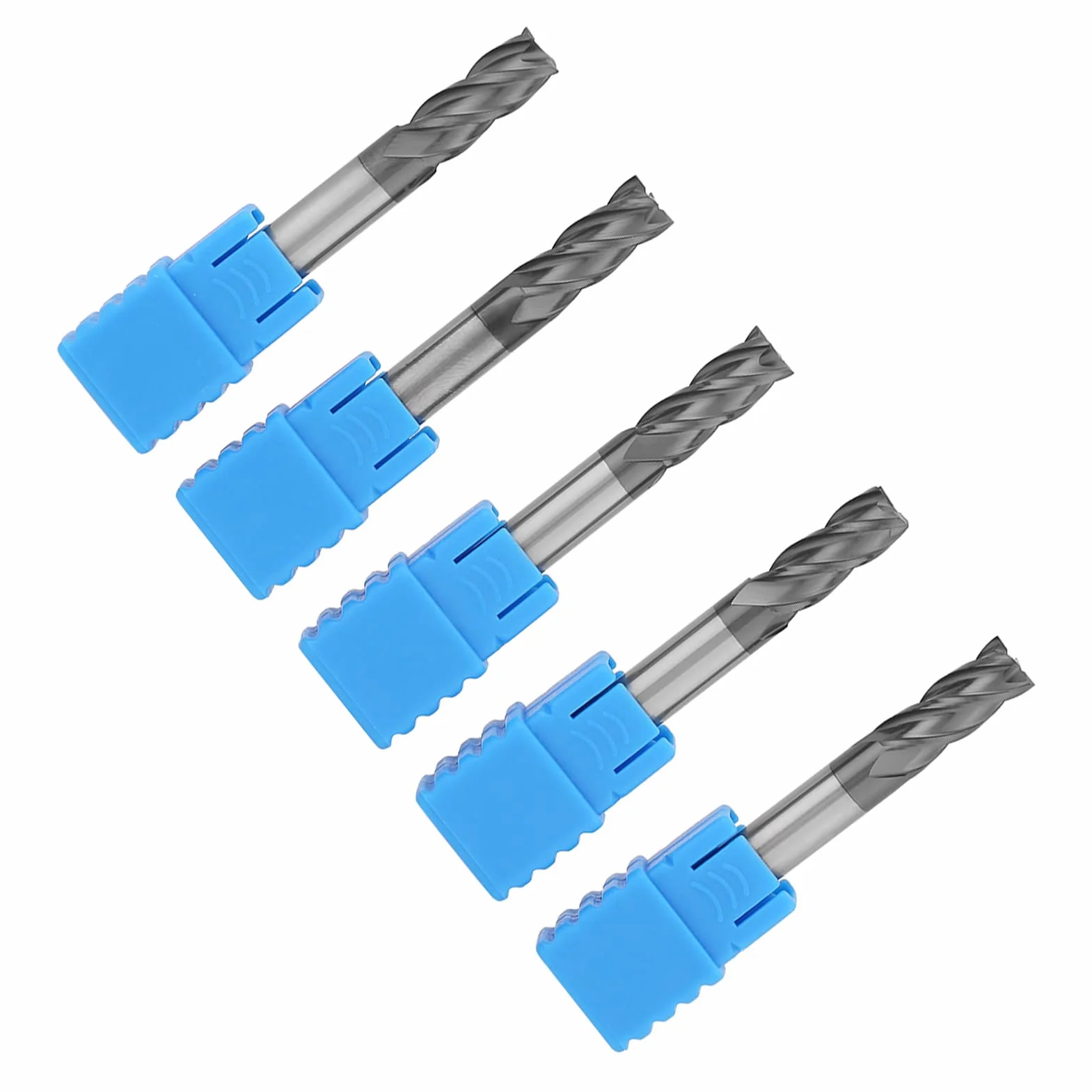 sztuk węglików spiekanych 4 flet frez trzpieniowy CNC frezy o średnicy 6mm x 50mm długości