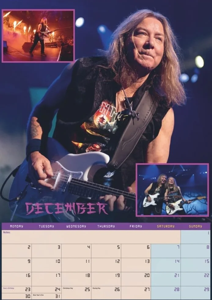 Iron Maiden Posterkalender 2025: Das war Ein Jahr mit Edward the Head für alle Fans der New Wave of British Heavy Metal. Wandkalender. 29,7 x 42 cm. Hochformat