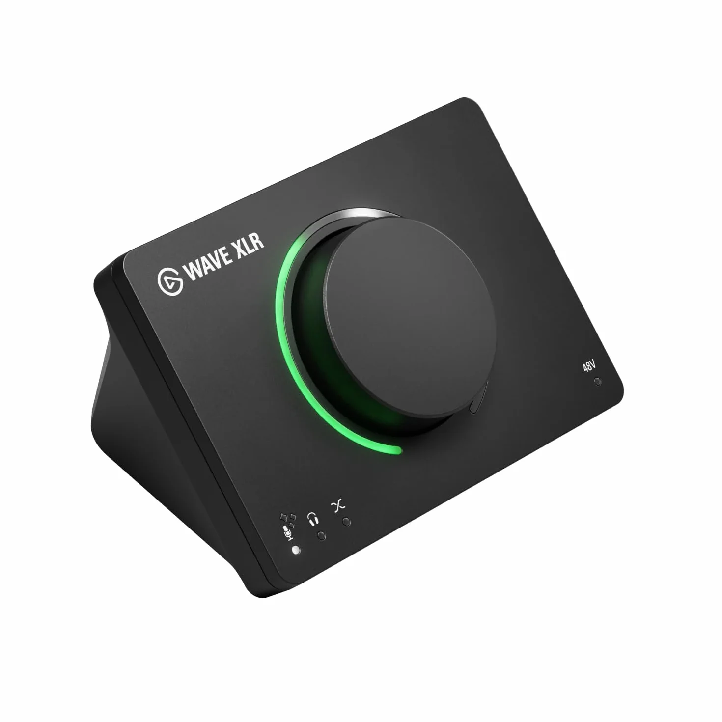 Elgato Wave XLR MK.2 - Interfejs audio USB i mikser DSP do mikrofonów XLR, wzmocnienie 80 dB, wbudowane efekty, sprzężenie zwrotne LED, wyciszenie dotykowe, współpracuje z Stream Deck, PC i Mac