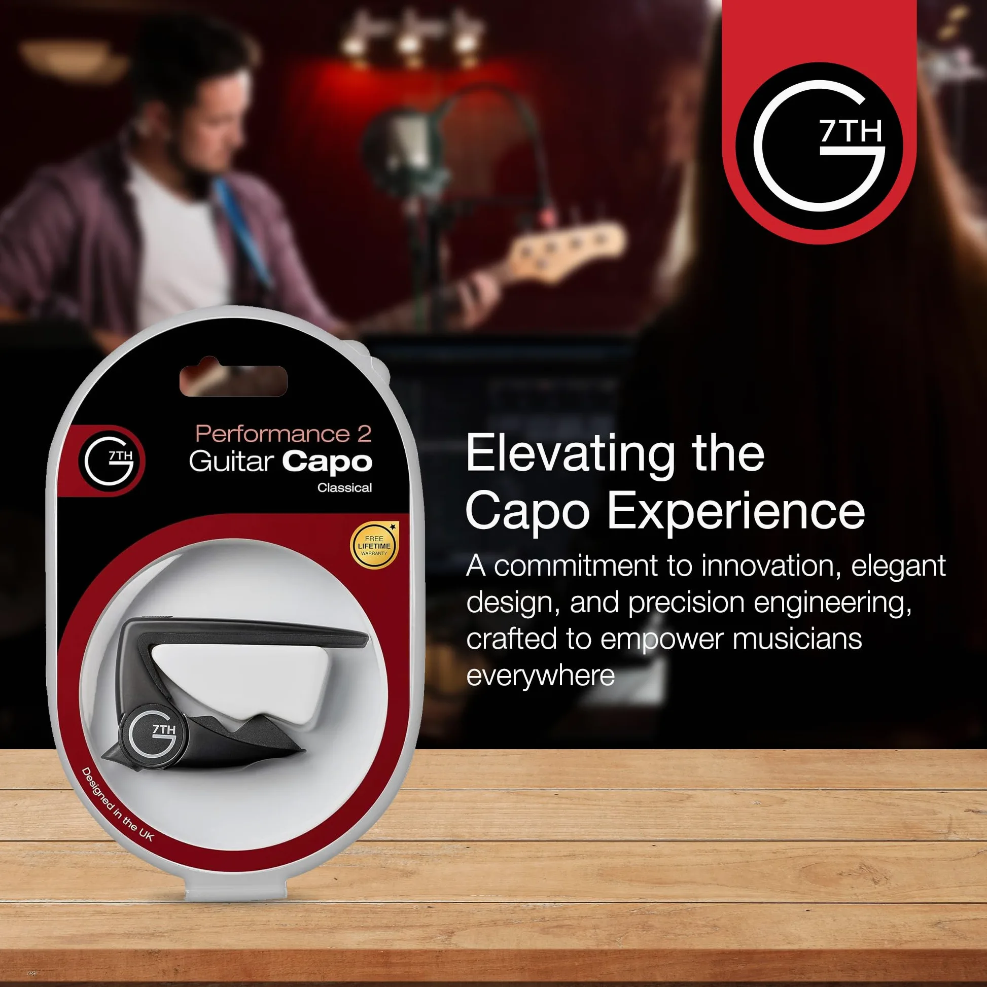 G7th G7CP2BK Performance-2 Capo Classic Czarny C53023