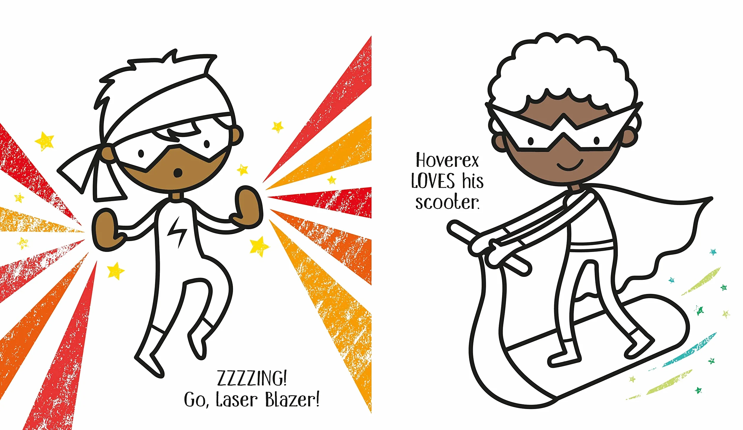 First Colouring Superheroes