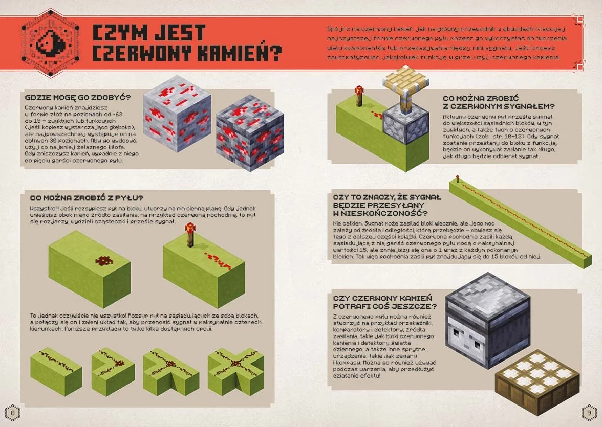 PODRĘCZNIK CZERWONEGO KAMIENIA. MINECRAFT