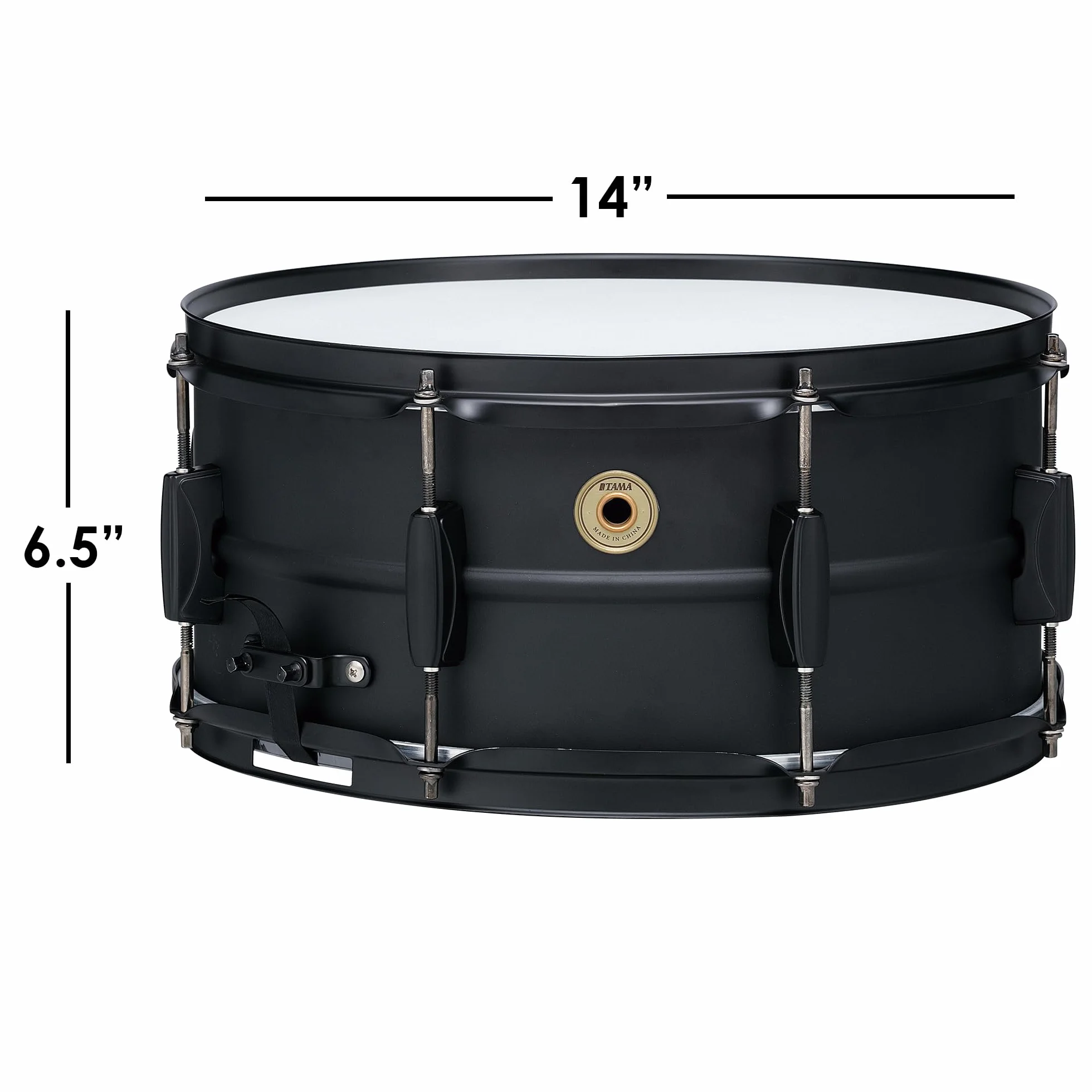 Tama BST1465BK Metalworks Black Steel Snare 14"x6,5" - Werbel