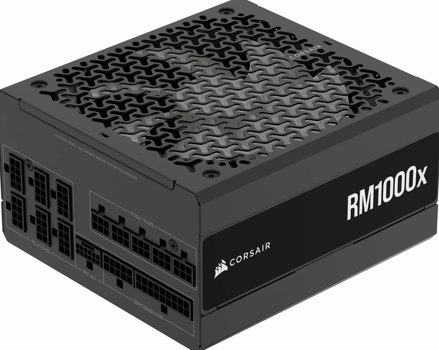 CORSAIR RM1000x W Pełni Modułowy Zasilacz ATX o Niskim Poziomie Hałasu – Zgodny z ATX 3.1 – Obsługa PCIe 5.1 – Sprawność Cybenetics Gold – Natywne złącze 12V-2x6 – Czarny