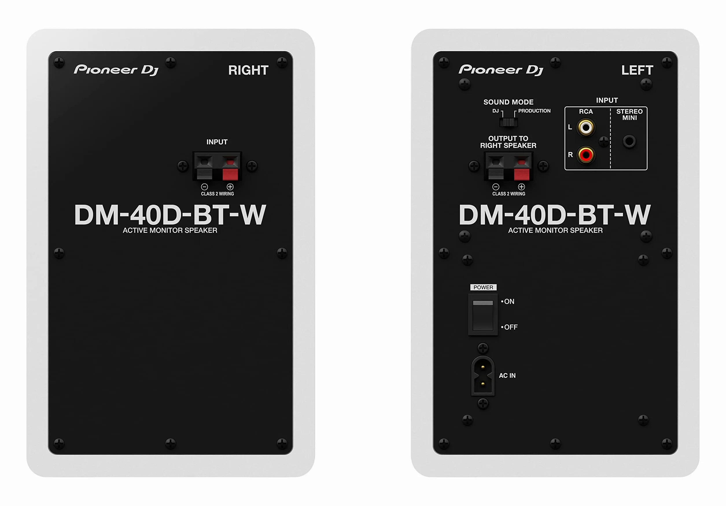 Pioneer Dj Dm Series Zestaw Głośników, Biały, 2 Sztuki