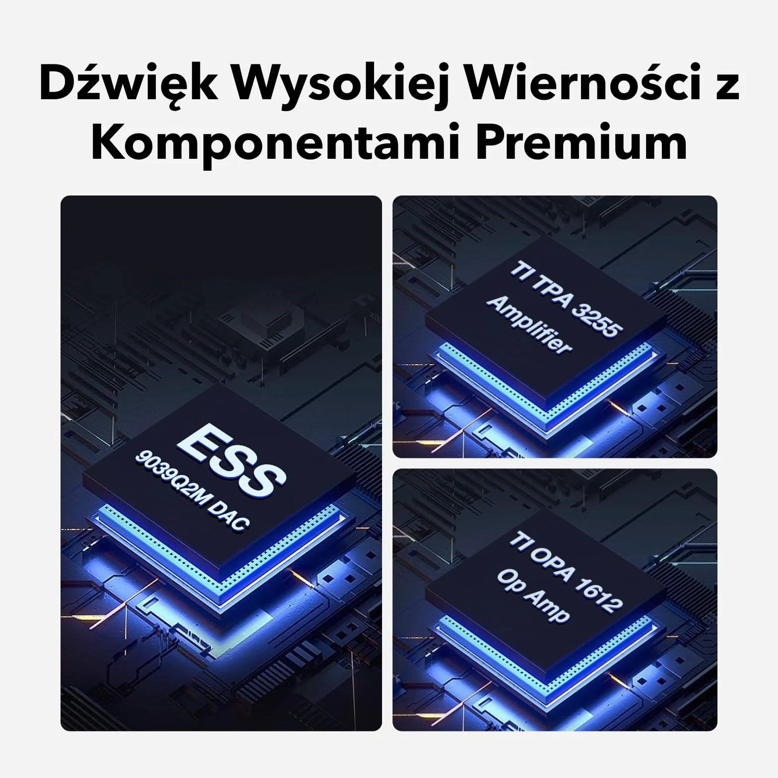 WiiM Vibelink Amp | Wzmacniacz 100W z wysokiej klasy DAC ESS 9039Q2M i układem TI TPA3255 | Kompatybilny z WiiM Mini, Pro, Pro Plus i Ultra | Wejścia RCA, Coax i optyczne | Space Gray