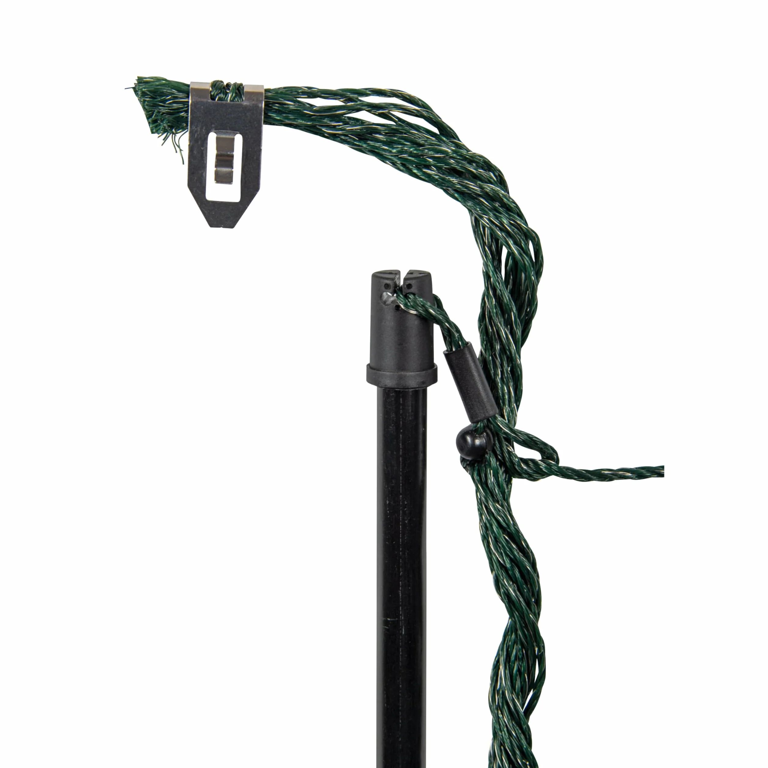 horyzont ogrodzenia drobiu strongLine 110, 9 słupów z włókna szklanego - podwójny kołek, 25 m długości, 110 cm wysokości - wszystko bez prądu, ruchome ogrodzenie dla kur