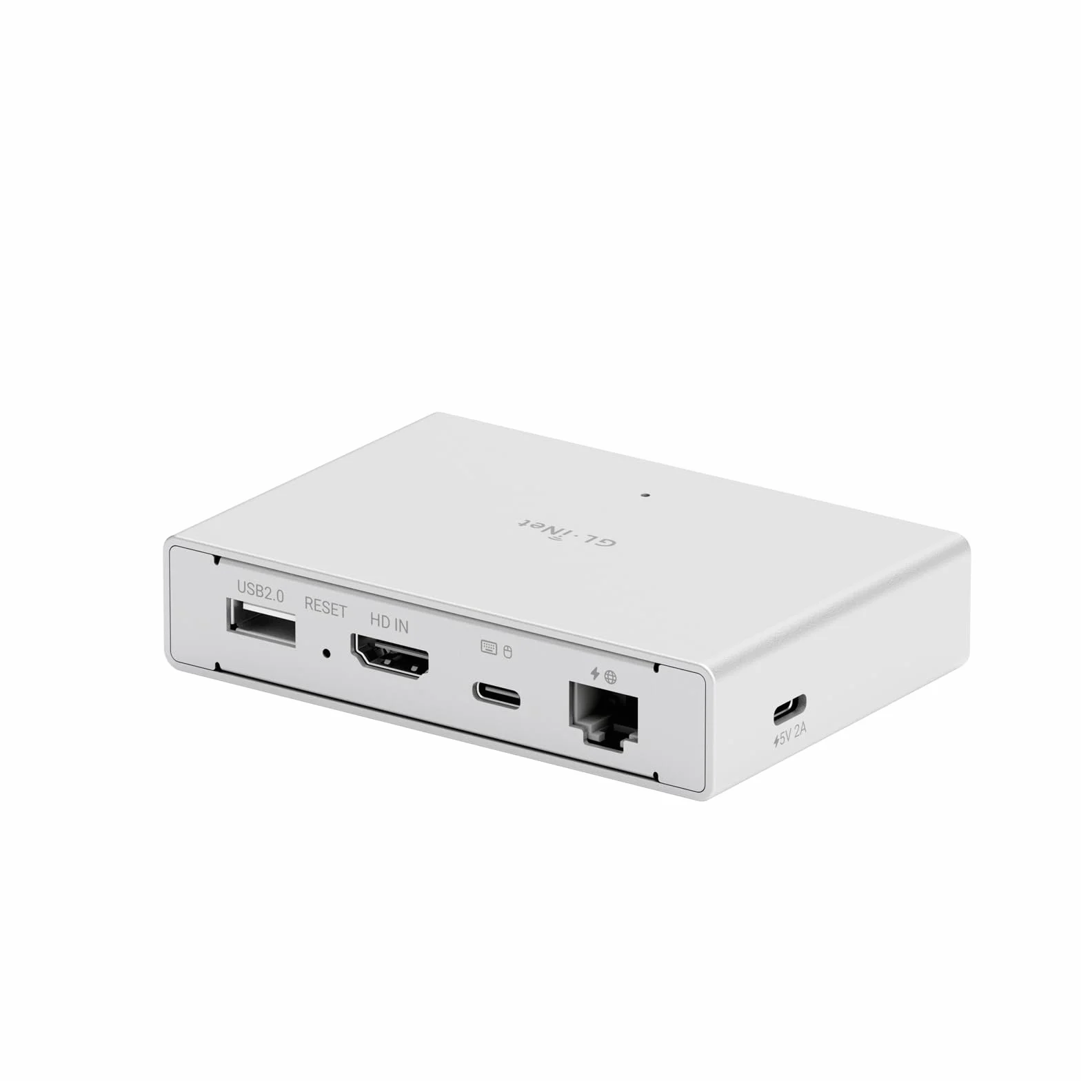 GL.iNet Comet PoE (GL-RM1PE) Zdalne sterowanie KVM przez Internet, opcja podwójnego zasilania PoE/typu C, 4K przy 30 Hz, 32 GB EMMC, obsługa do serwera PC, zdalny dostęp, zarządzanie energią