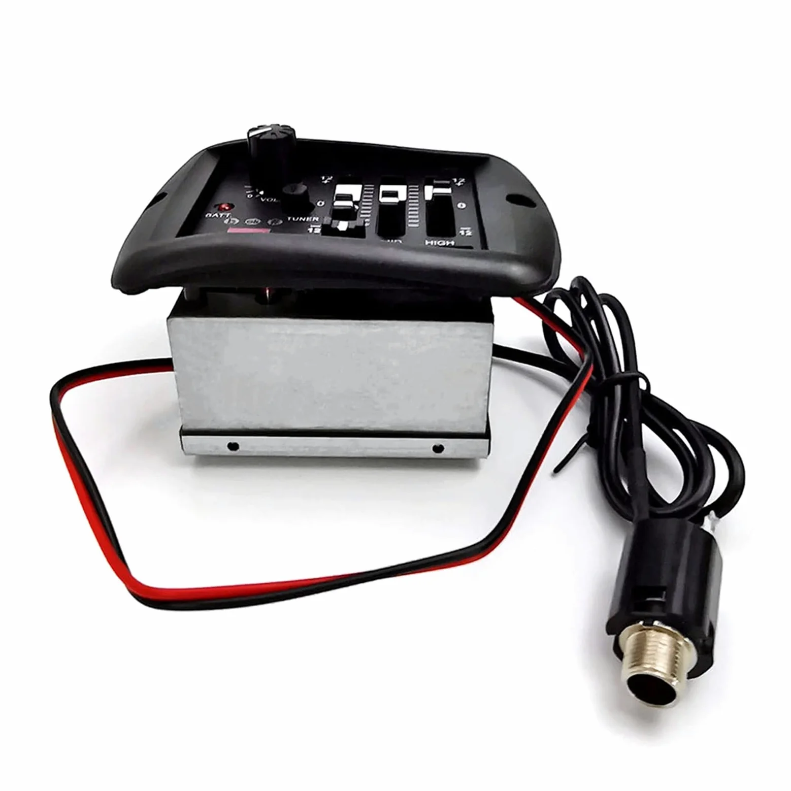 5 Zestawów 4-pasmowy Przedwzmacniacz Gitarowy Korektor EQ Z Systemem Tunera 6.35mm Gniazdo Wyjściowe Gitara EQ Piezo Pickup Wymiana przetwornika gitary