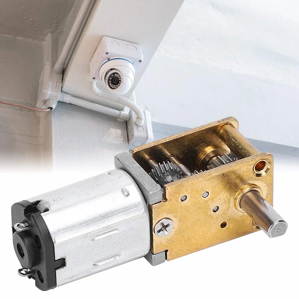 Szczotka DC 6 V mini silnik przekładniowy, mikroturbo przekładniowy przekładniowy ‑N20 silnik redukcyjny (DC6V 35RPM)