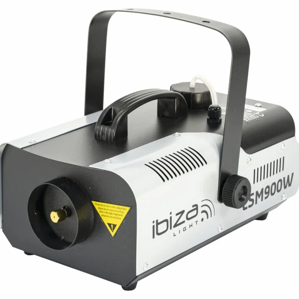 Ibiza - LSM900W - 900W maszyna do mgły z pilotem zdalnego sterowania - Czarno-szary