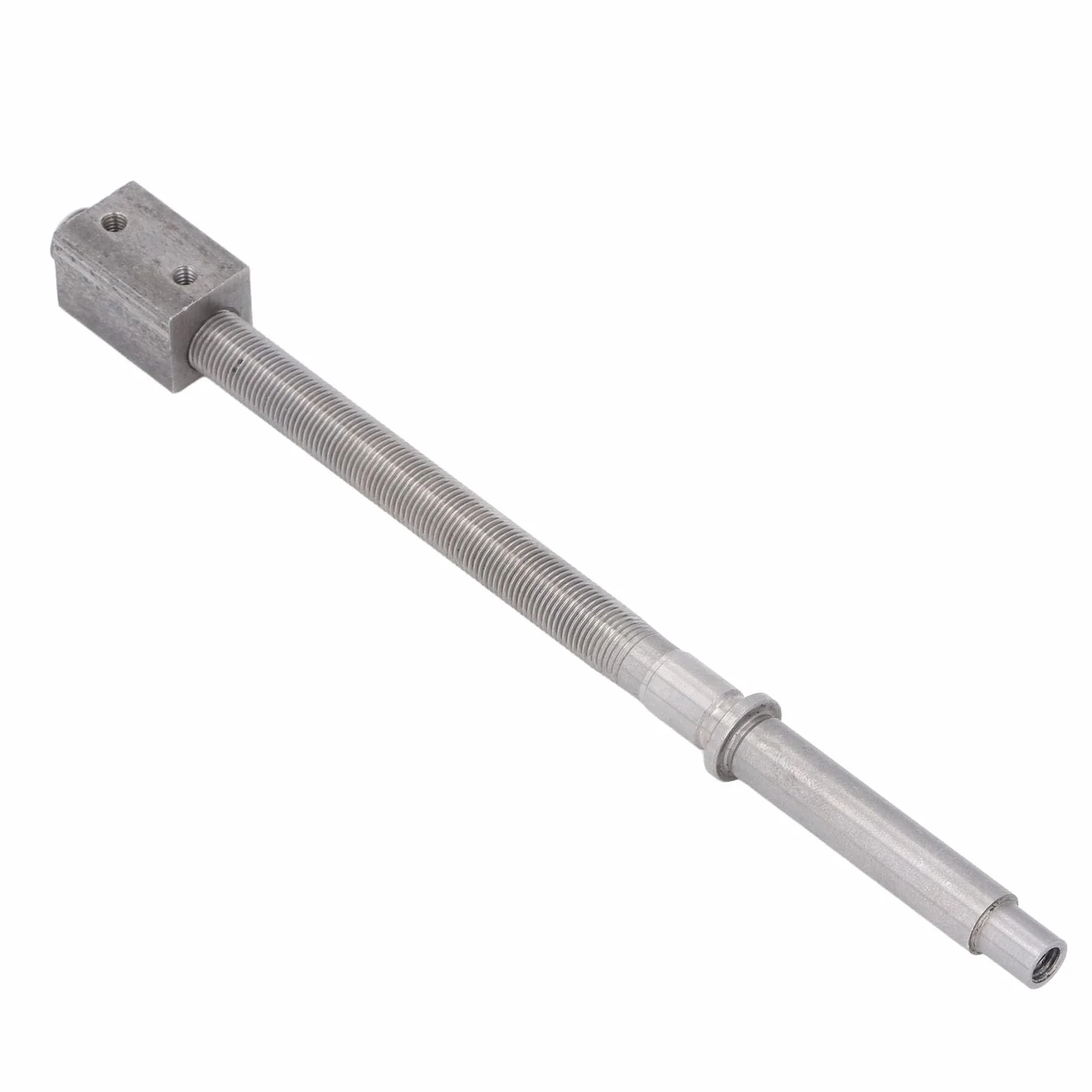Śruba Podająca z prowadnicą krzyżową do Mini Tokarki 0618 M10x1.0 Uchwyt do śruby z Gwintem Lewoskrętnym do 7x10 0618 CJ18 CJ0618A 7x12 7x14 0618-3B i Innych Mini Tokarek