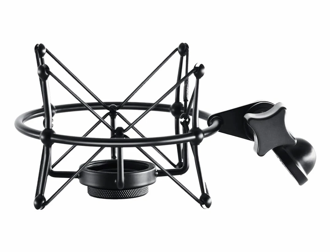 SUUNTOK TLM 103 Shock Mount - uchwyt mikrofonowy kompatybilny z mikrofonem pojemnościowym Neumann TLM 103 M147 firmy S, czarny