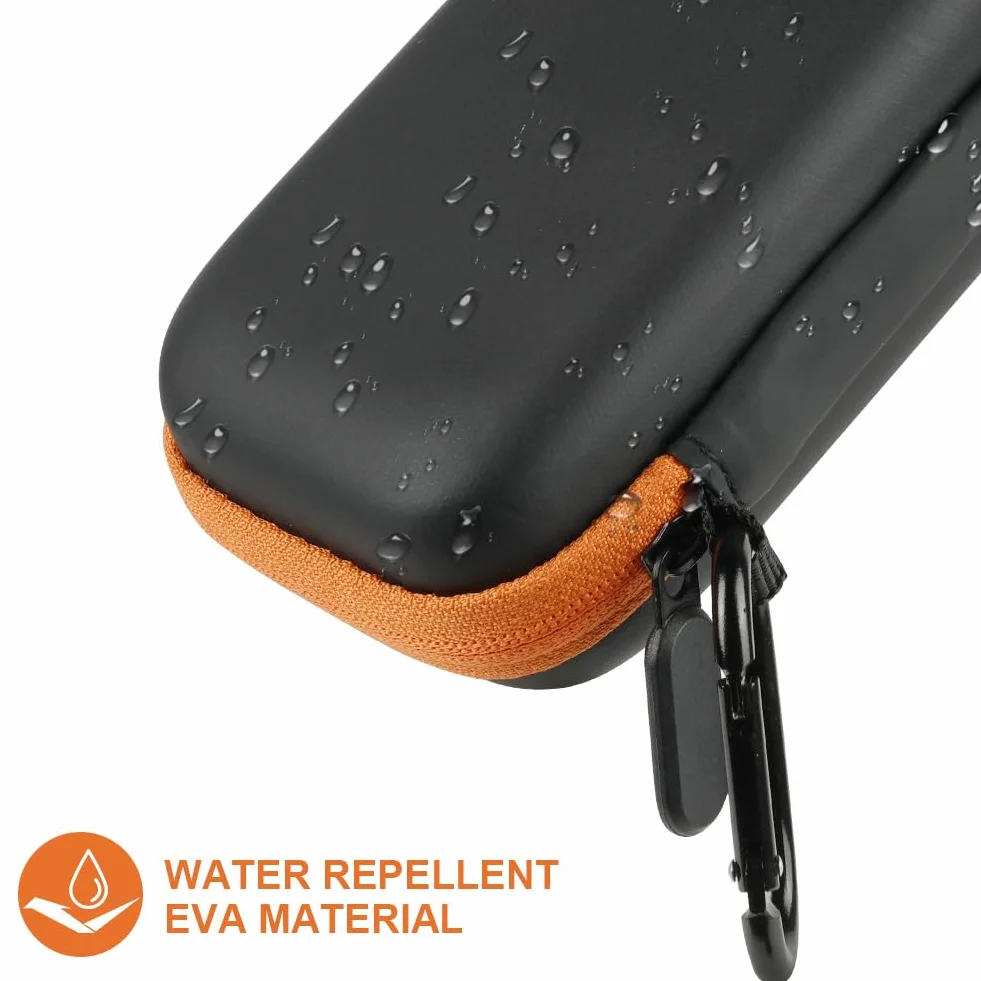 Etui na dysk twardy, przenośny zewnętrzny dysk twardy do SanDisk Extreme/SanDisk PRO 500G 1TB 2TB/2,5-calowy HDD SSD My Passport, ochronna torba do przechowywania - pomarańczowa