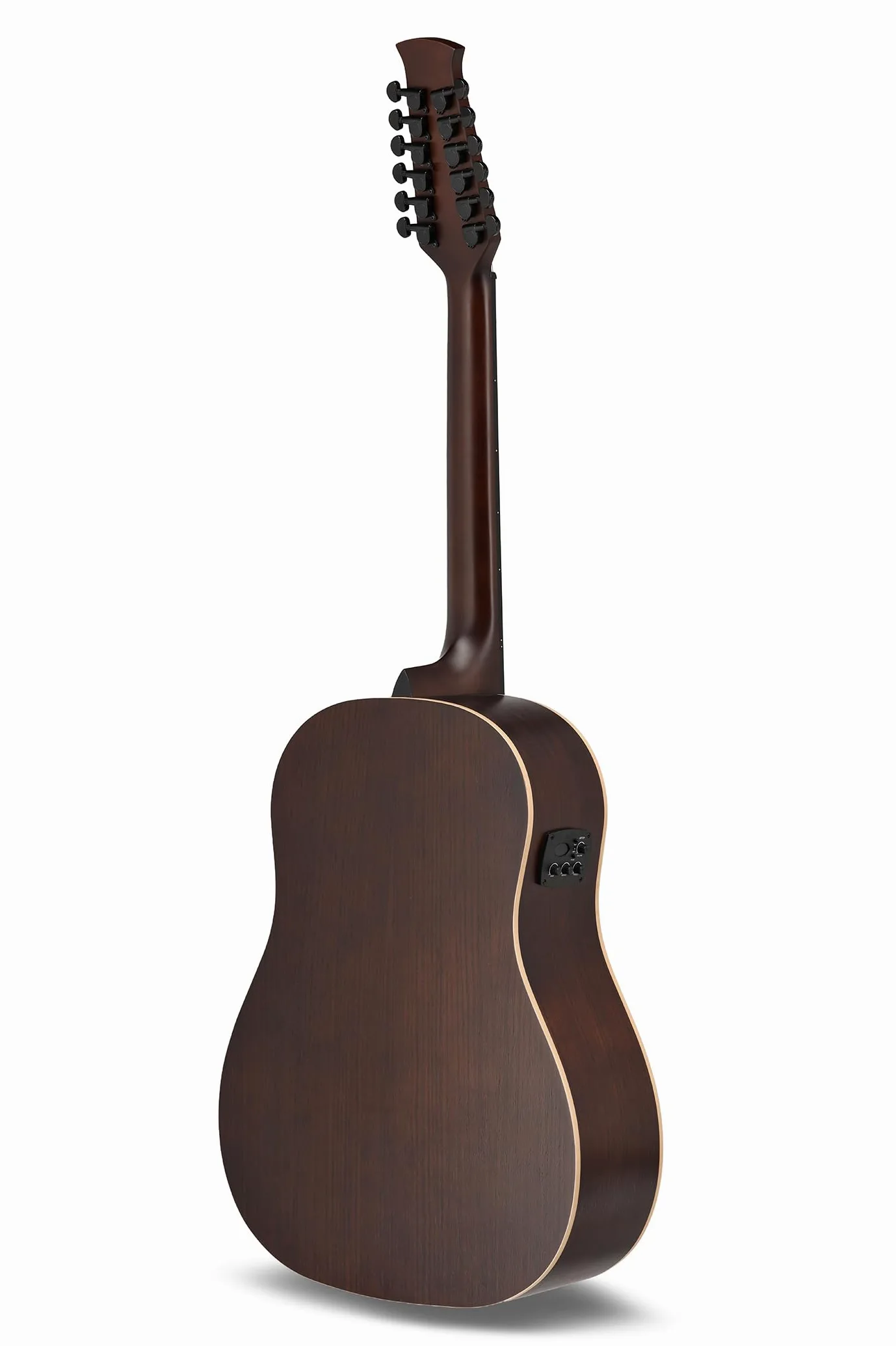 Gitara akustyczno-elektryczna Applause – Jump Dark Matter 12 String – 12-strunowa – płyta przednia z litego świerku – płyta tylna z ovangkolu – matowa czerń – przedwzmacniacz AP3TP – AES12-69-5S