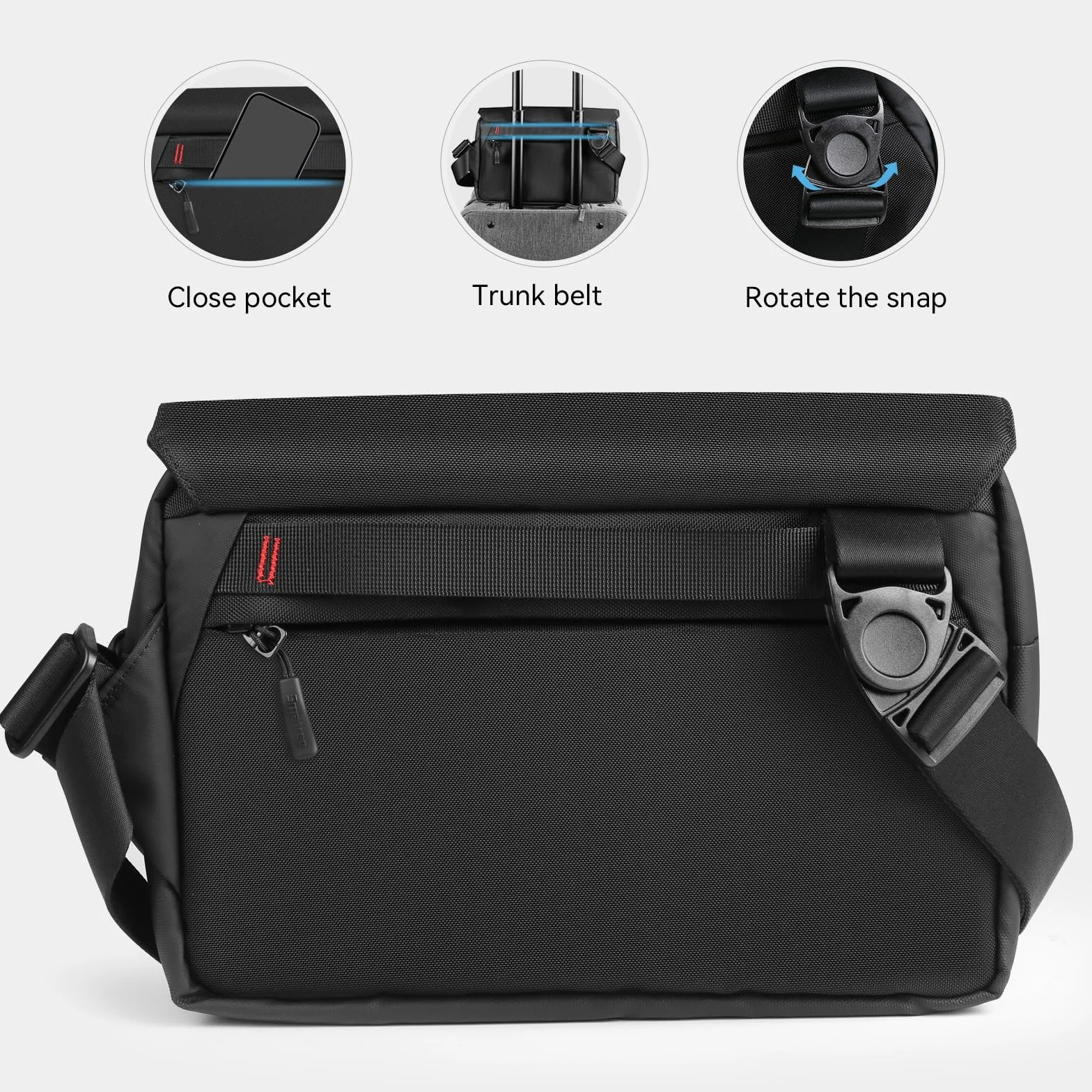 Smatree Crossbody torba na ramię do iPada Pro 11" / iPad Air 10,9", torba listonoszka na akcesoria elektroniczne, lekka, wodoodporna torba do przenoszenia