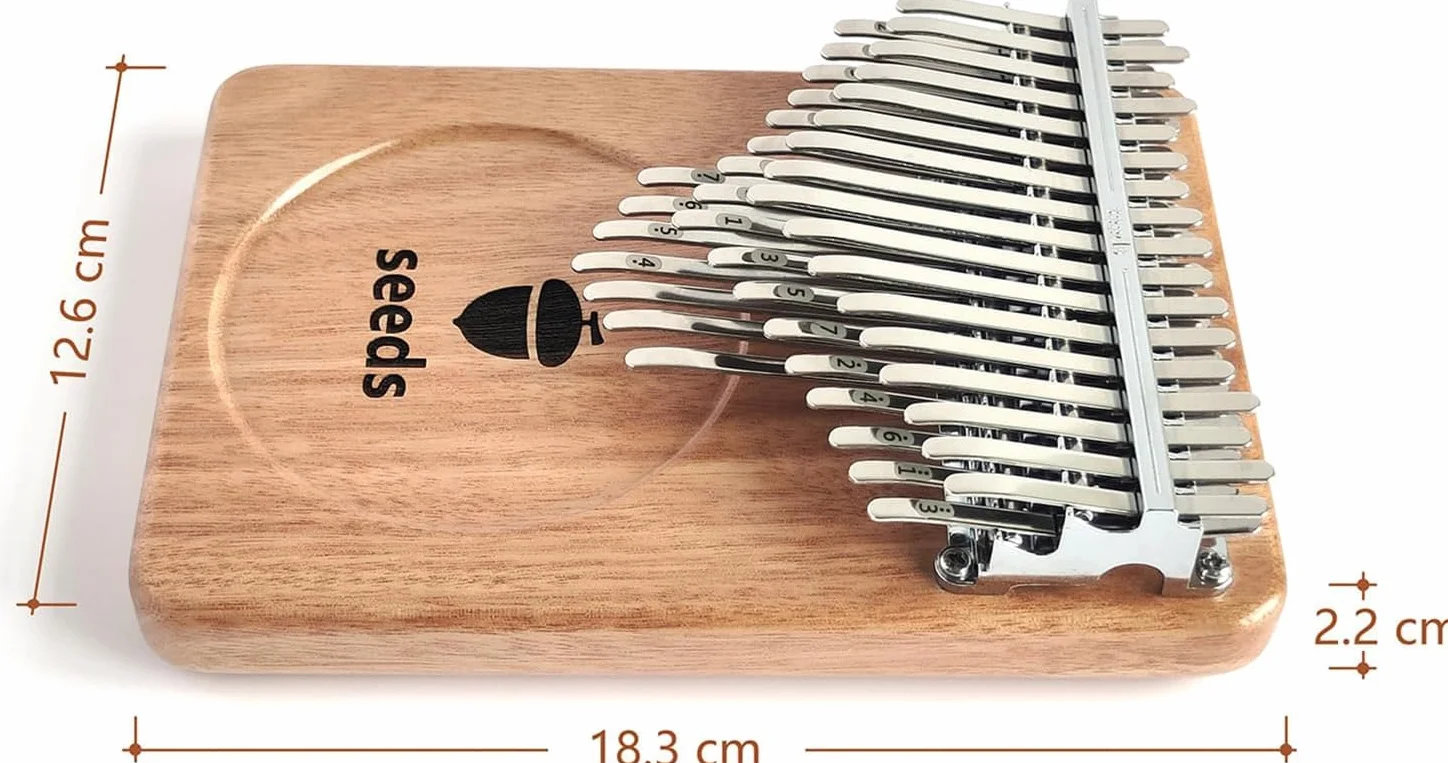 seeds Kalimba pianino kciukowe 41 klawiszy Chromatyczne C-strojone drewniane przenośne pianino palcowe Marimbas