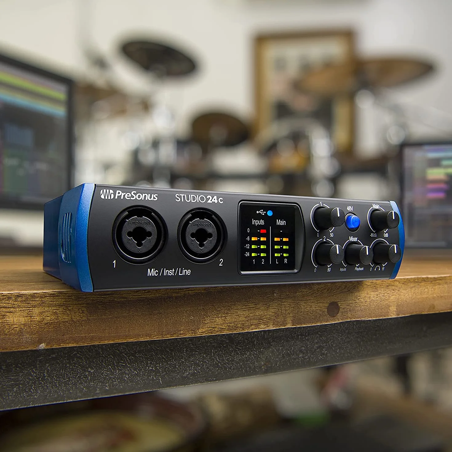 PreSonus Studio 24c Interface Audio, Czarny