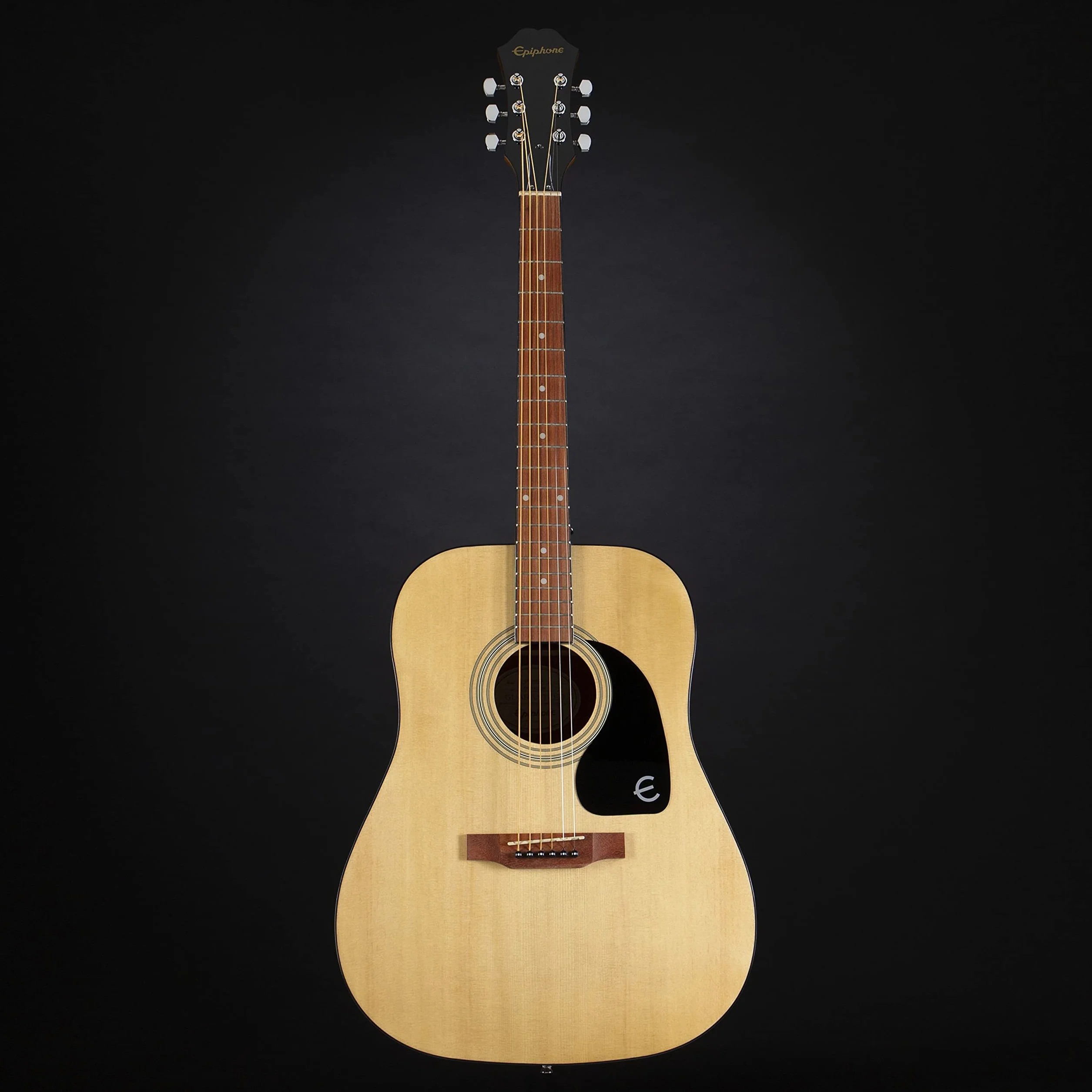 Epiphone DR-100 Dreadnaught gitara akustyczna, naturalne wykończenie, korpus mahoniowy, wybierz świerk, podstrunnica palisandrowa, skala 25,5
