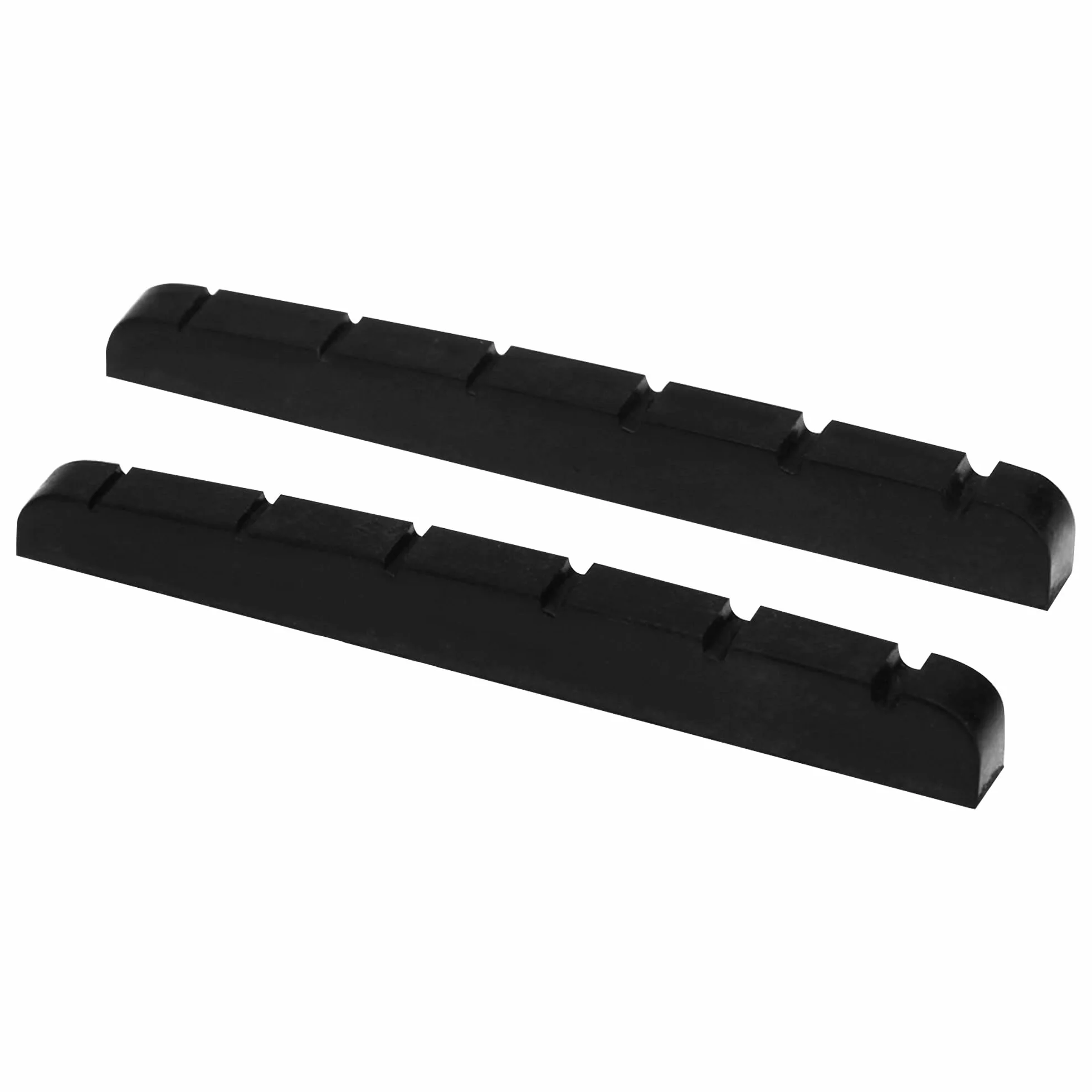 Musiclily Pro Plastik żywicy Mocznikowej 43mm Siodełko Gitarowe Strat Tele do Gitary Elektrycznej Stratocaster/Telecaster, Biały(2 szt.)