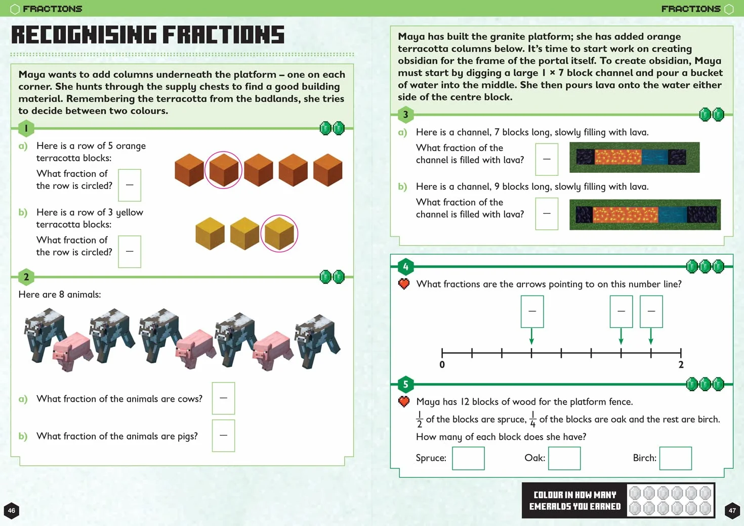 Minecraft Maths Ages 7-8: Official Workbook