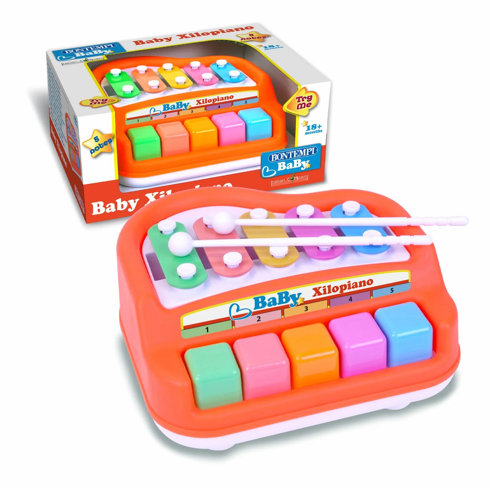 Bontempi Bontempi550520 dziecięce ksylopiano, wiele kolorów