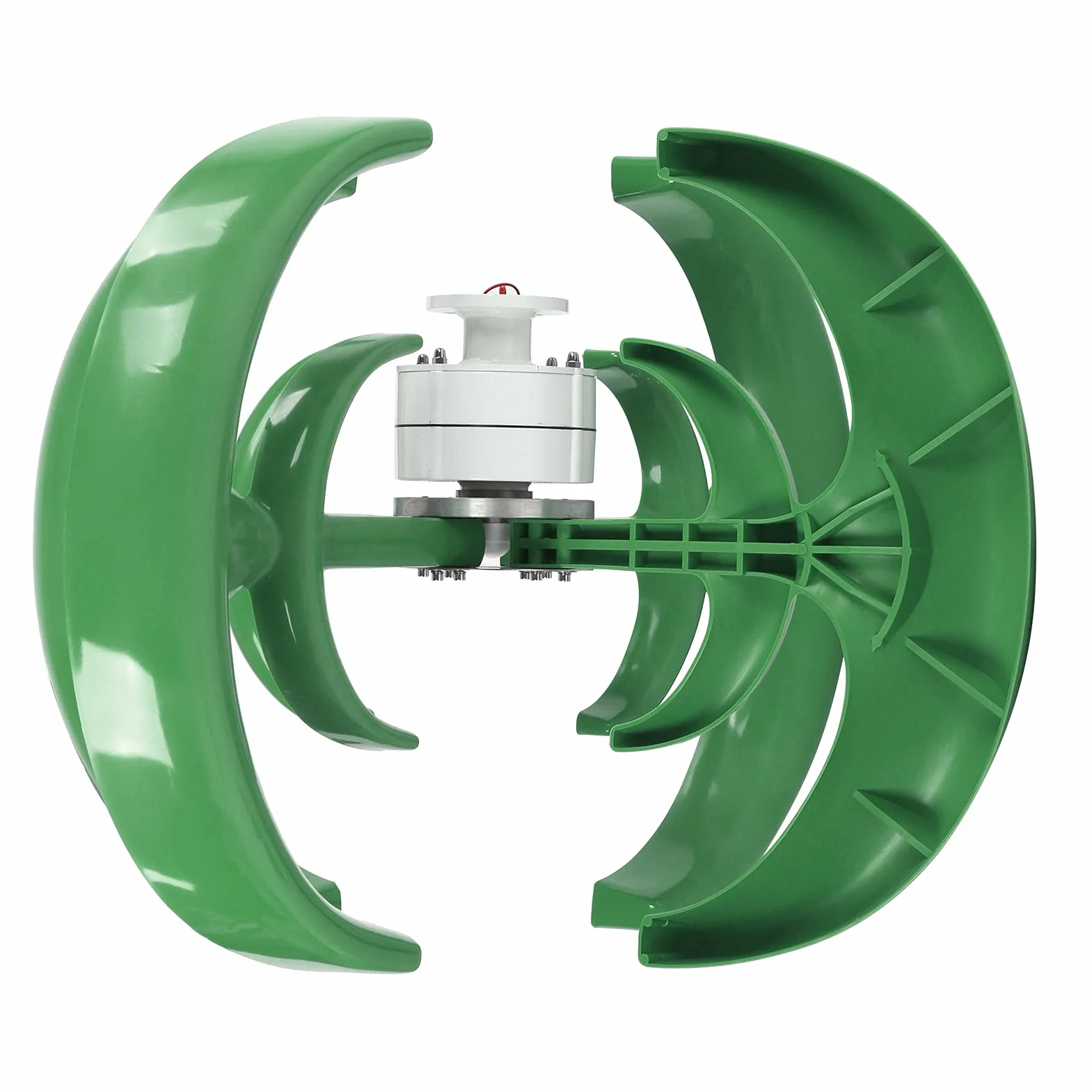 Mini Turbina Wiatrowa, Generator Energii Wiatrowej 1200 W Turbina Wiatrowa Zestaw Generatora Turbin Wiatrowych W Kształcie Zielonej Latarni (24 V)