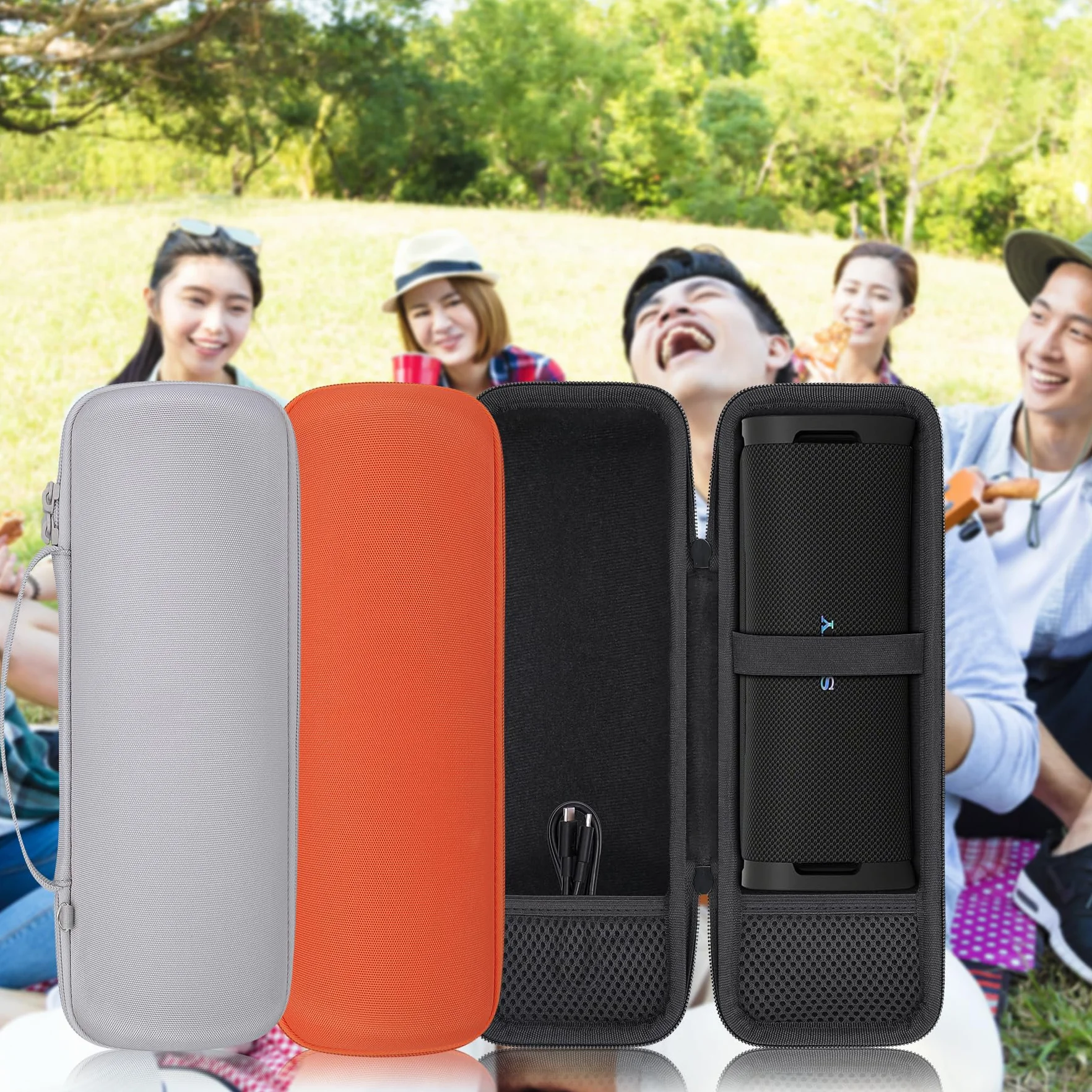 co2CREA Twardy futerał ochronny do Sony ULT FIELD 1 bezprzewodowy przenośny głośnik Bluetooth, tylko etui
