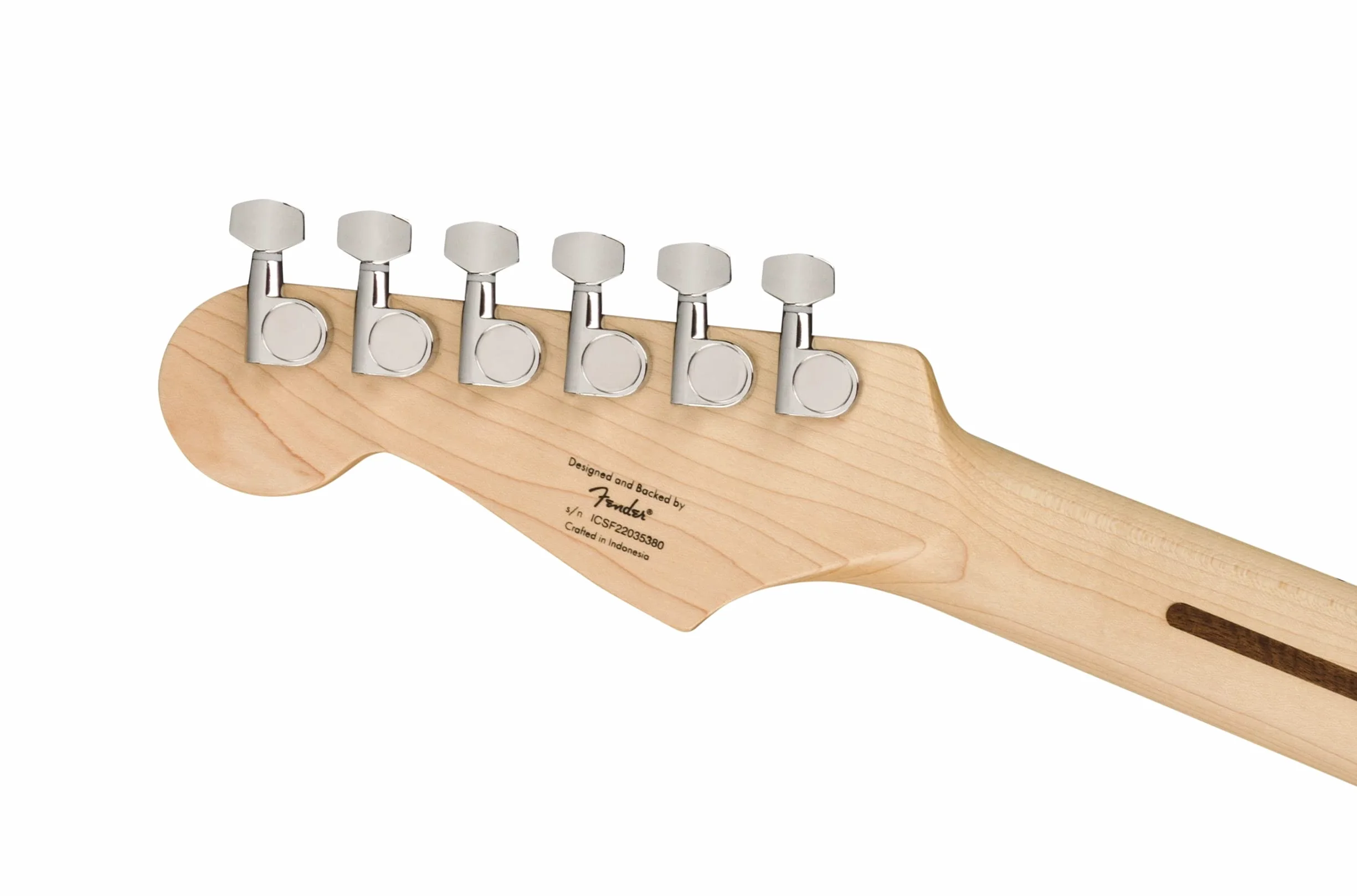 Squier by Fender Sonic Stratocaster HT, Electric Guitar, klonowa deska palcowa, Pickguard White, Arctic White, zawiera bezpłatne wirtualne lekcje w Fender Play