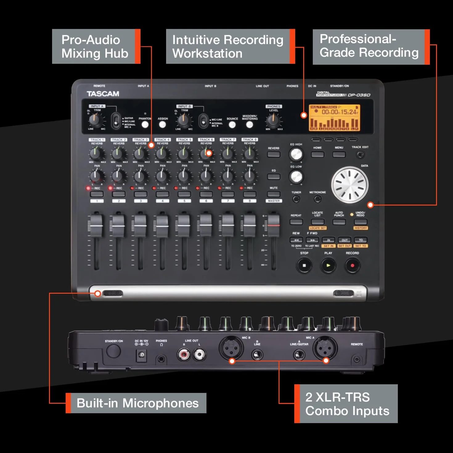 Tascam DP-03SD Portastudio Recorder