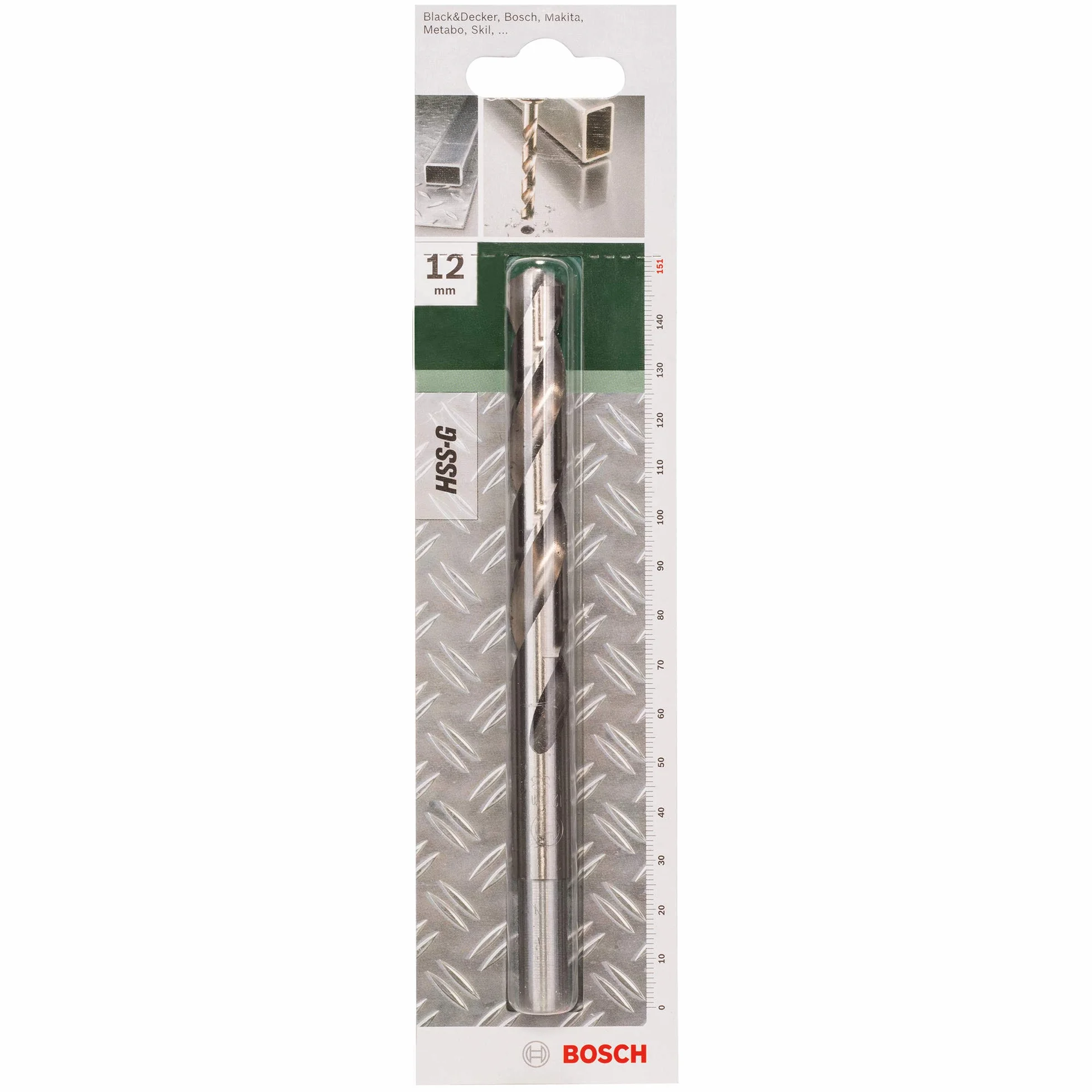Bosch Wiertła do metalu HSS-G, DIN 338 D = 12,0 mm; L = 151 mm