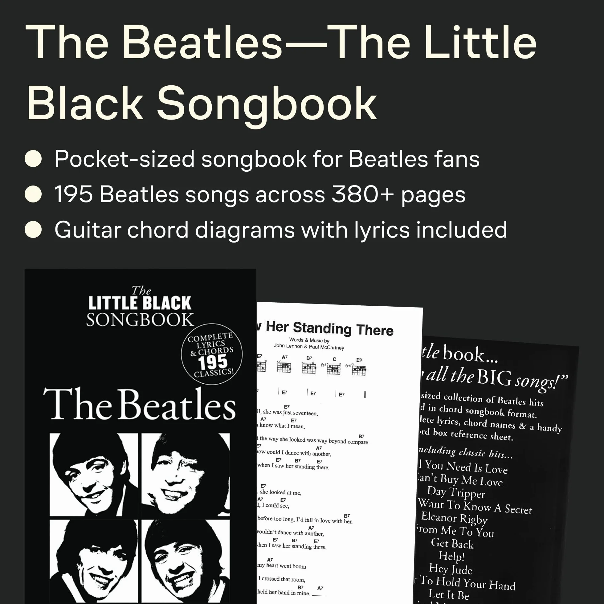 The little black songbook : the beatles - paroles et accords (194 chansons)