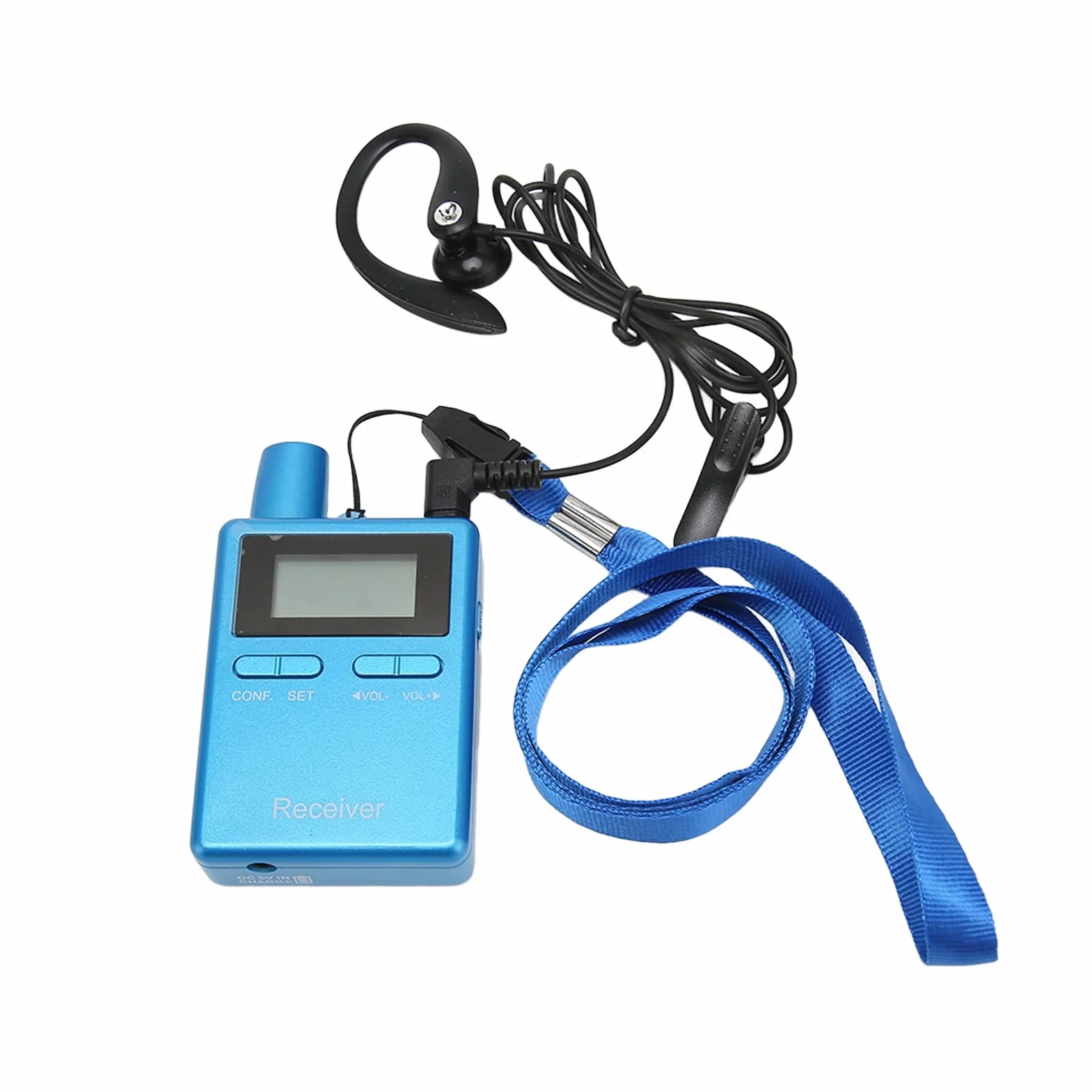 Bezprzewodowy System Przewodnika Turystycznego, 2403-2483MHz HiFi LCD Bezprzewodowy Sprzęt do Tłumaczenia z Wkładkami Dousznymi do Nauczania Szkolenia Konferencyjnego, Redukcja