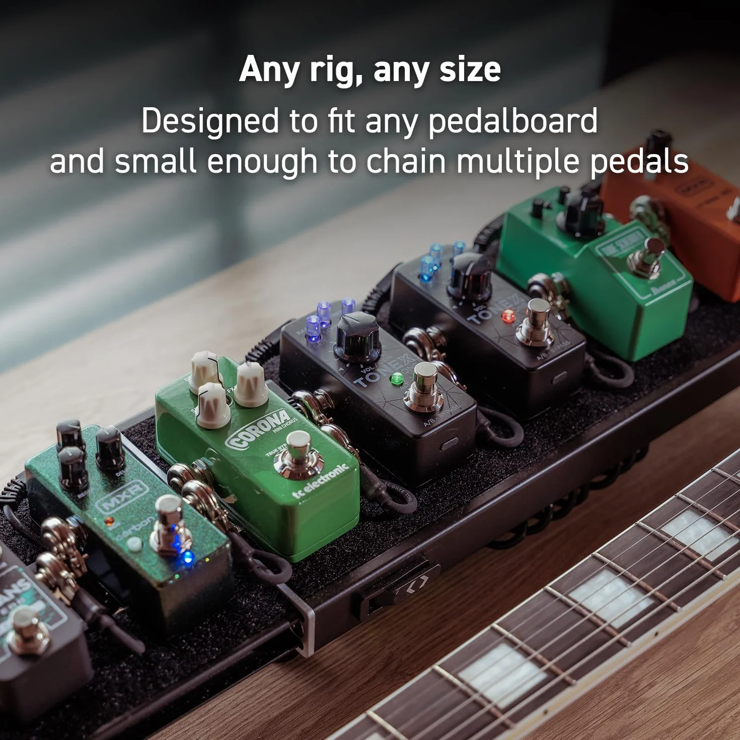 IK Multimedia Mikropedał TONEX One AI MultiFX: model tonowy dowolnego wzmacniacza gitary elektrycznej, gitarowy, zniekształceń, overdrive lub inne efekty gitarowe