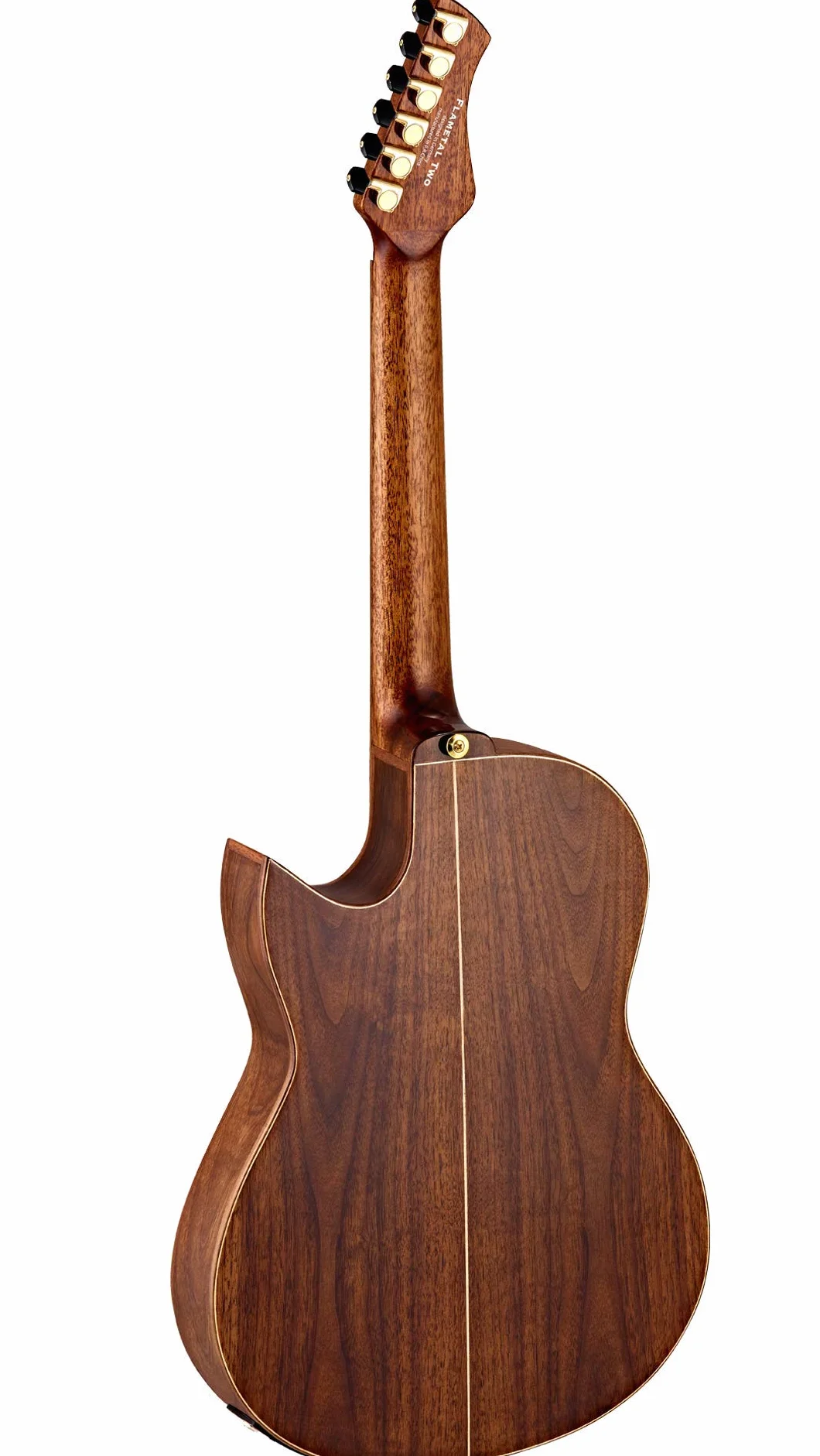 Ortega Guitars Classical Electro-Acoustic Guitar – Wąski Gryf, Korpus Thinline – Seria Signature – Lity Cedr/Orzech, Wykończenie Naturalne