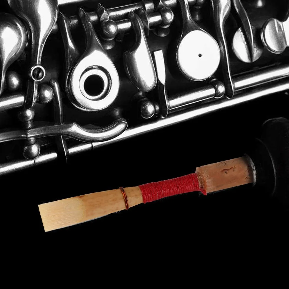 VBESTLIFE Stroiki do oboju, 5 sztuk, Średnia siła, Bambus, Transparentny, Oboe Reeds, C-dur, Classic