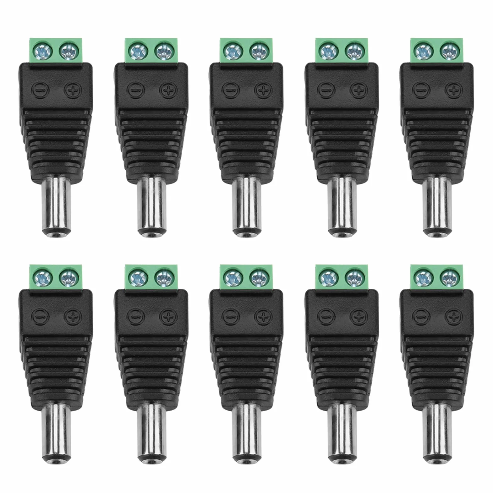 10 sztuk zacisków śrubowych DC Power Jack Connector 5,5 X 2,1 mm żeńskie złącze Jack Power Connector
