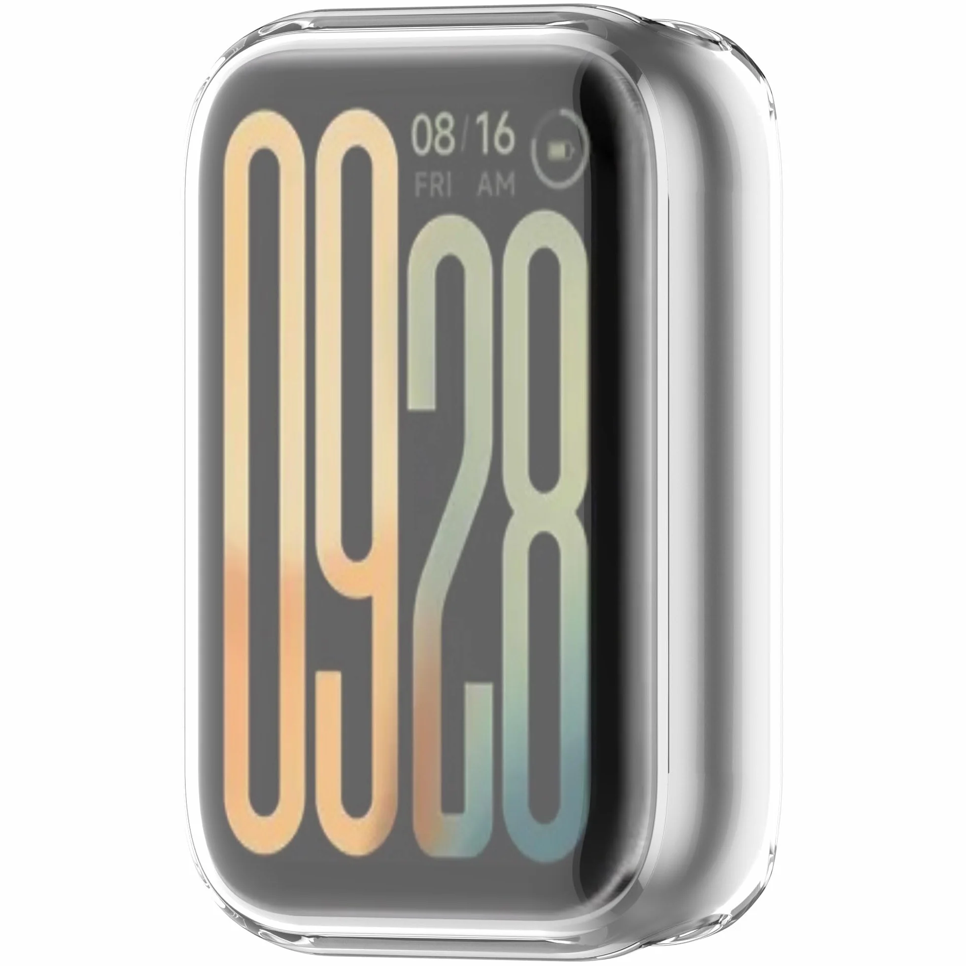 FTRONGRT Etui kompatybilne z Xiaomi Smart Band 9 Pro, odporne na zarysowania, miękkie powlekanie TPU, kompleksowa ochrona, etui do zegarka Xiaomi Smart Band 9 Pro, przezroczyste