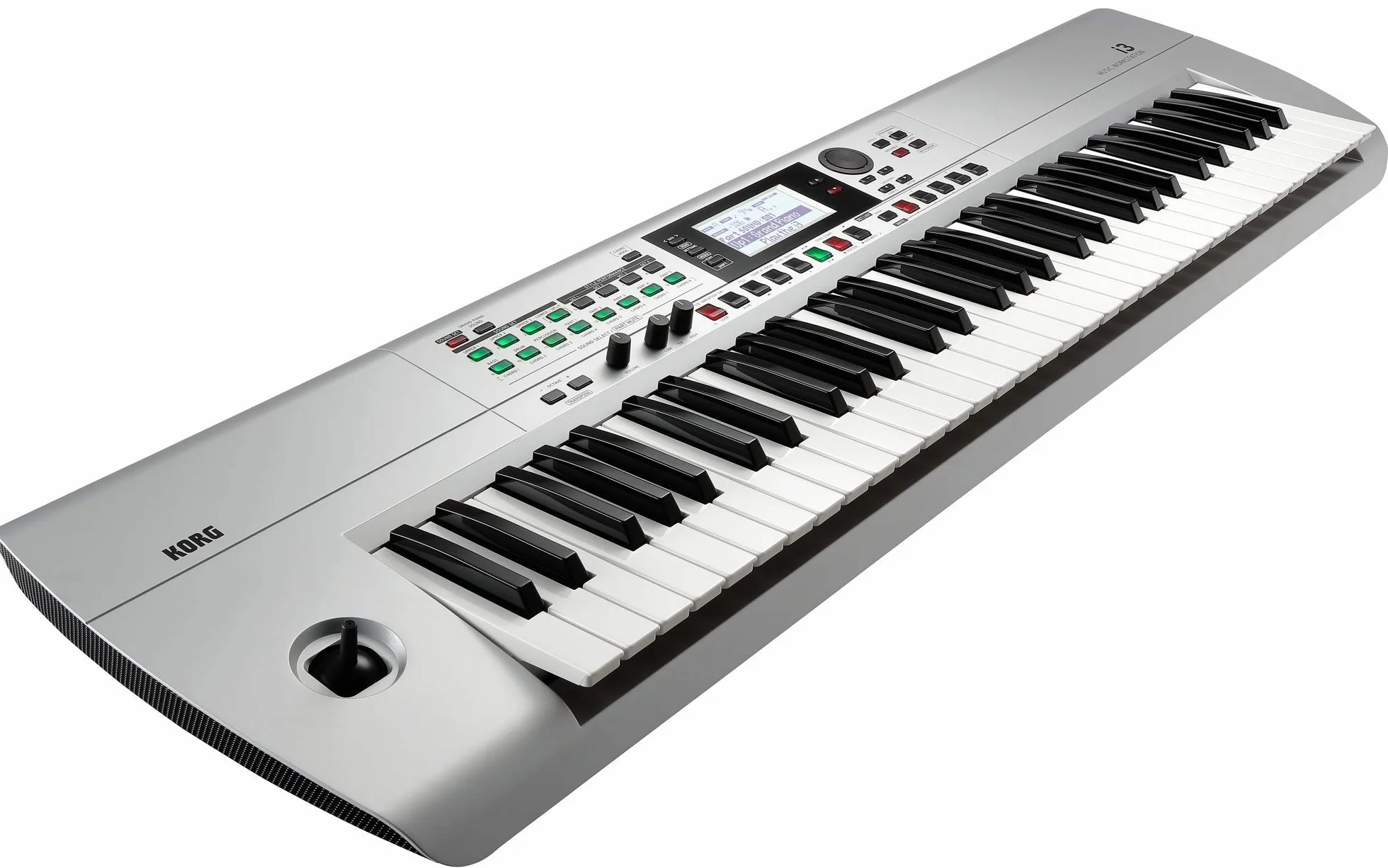 Korg I3 Pianino Cyfrowe, Srebrny, 61 klawiszy
