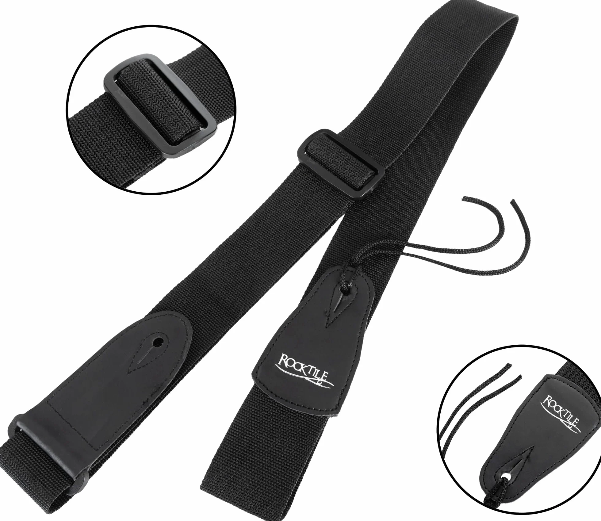 Rocktile L-50B Junior 3/4 menzura zestaw gitara elektryczna dla dzieci w wieku 6-12 lat, wzmacniacz, pasek, kabel), czarna