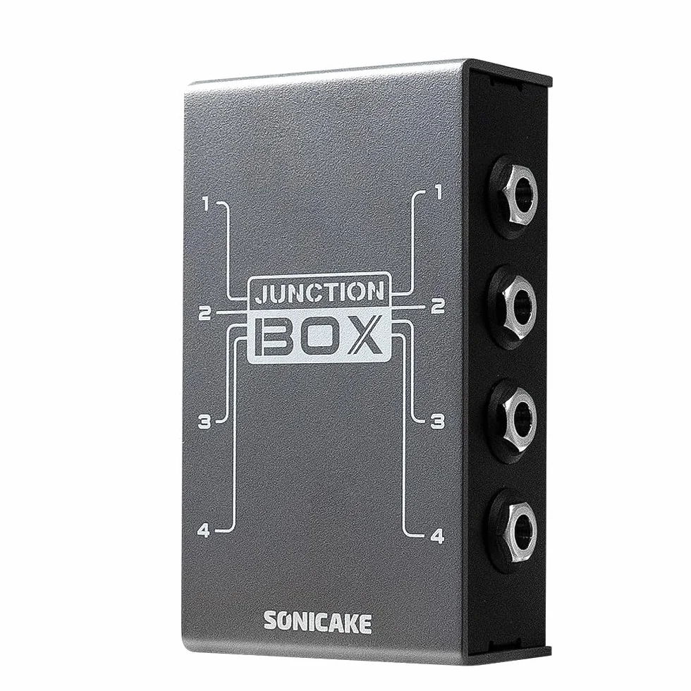 SONICAKE TRS Stereo 4-kanałowa skrzynka złączeniowa do efektów gitarowych