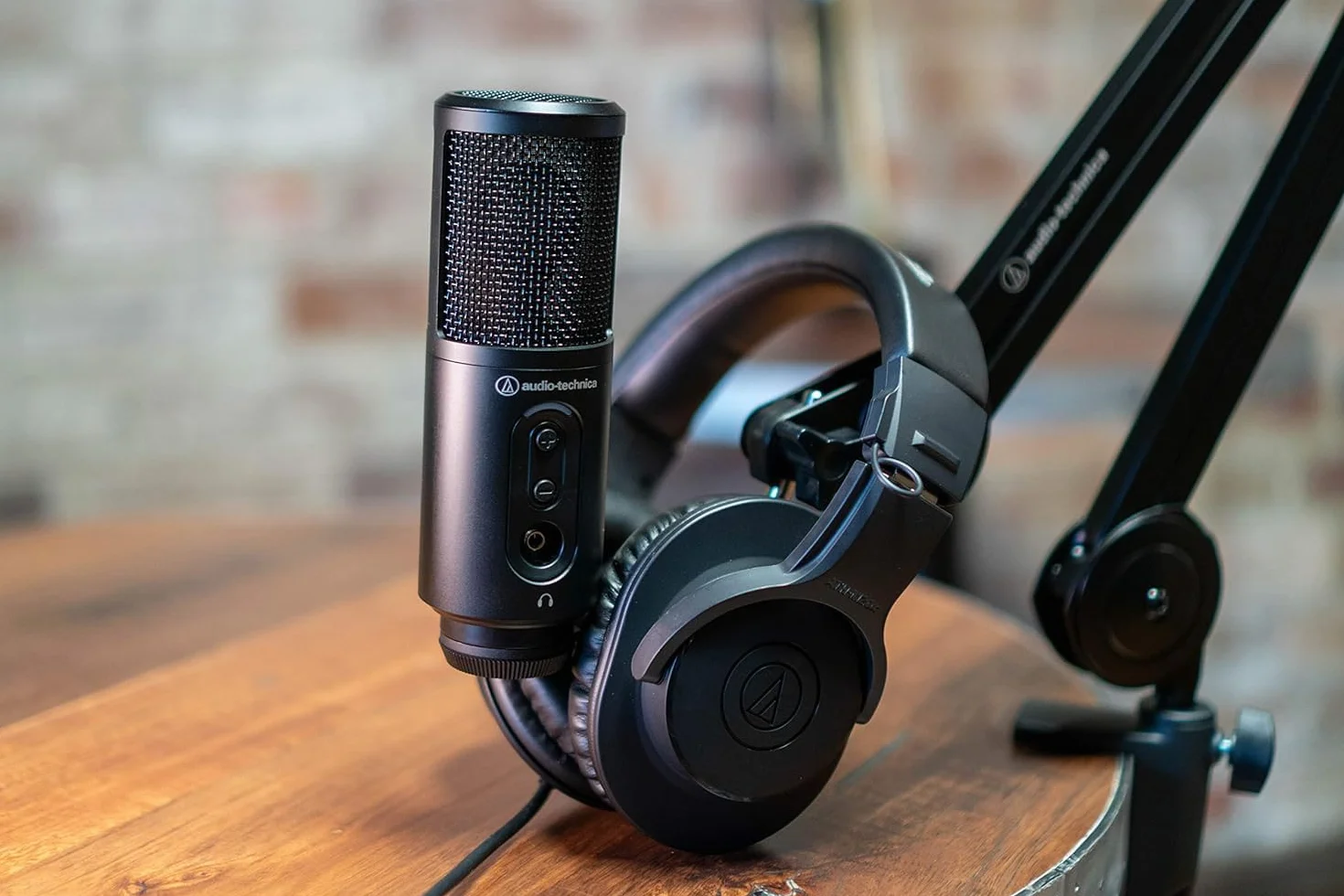 Audio-Technica Ath-M20X Atr2500X Słuchawki Mikrofon, Czarny