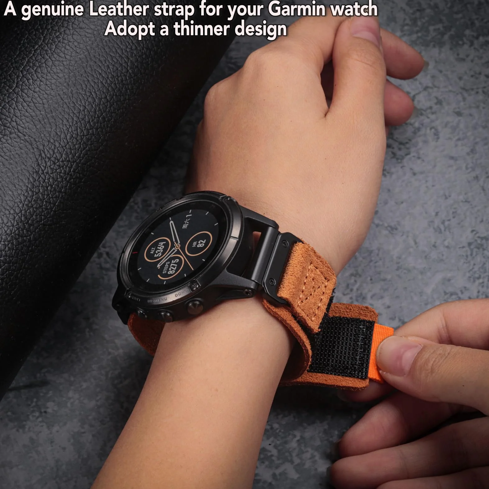 Kompatybilny z paskiem do zegarka Garmin, super wytrzymały nylonowy pasek sportowy typu loop, tkany, do Fenix/ Forerunner/ Vivoactive/ Approach/ MARQ/ quatix/ D2 Series, trwały, dla mężczyzn.