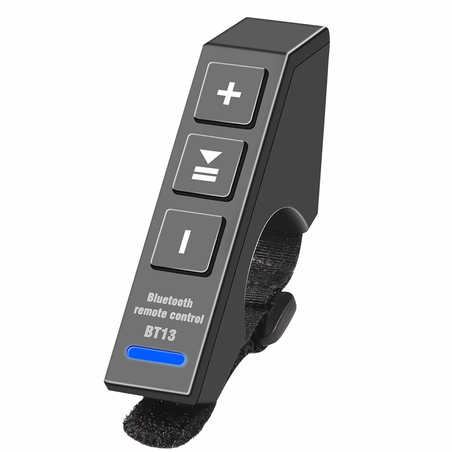 VOBOR Zestaw pilota zdalnego sterowania Bluetooth z przyciskiem do telefonu, bezprzewodowy, przenośny, wodoszczelny, sterowanie telefonem do samochodu, roweru, motocykla, kierownicy