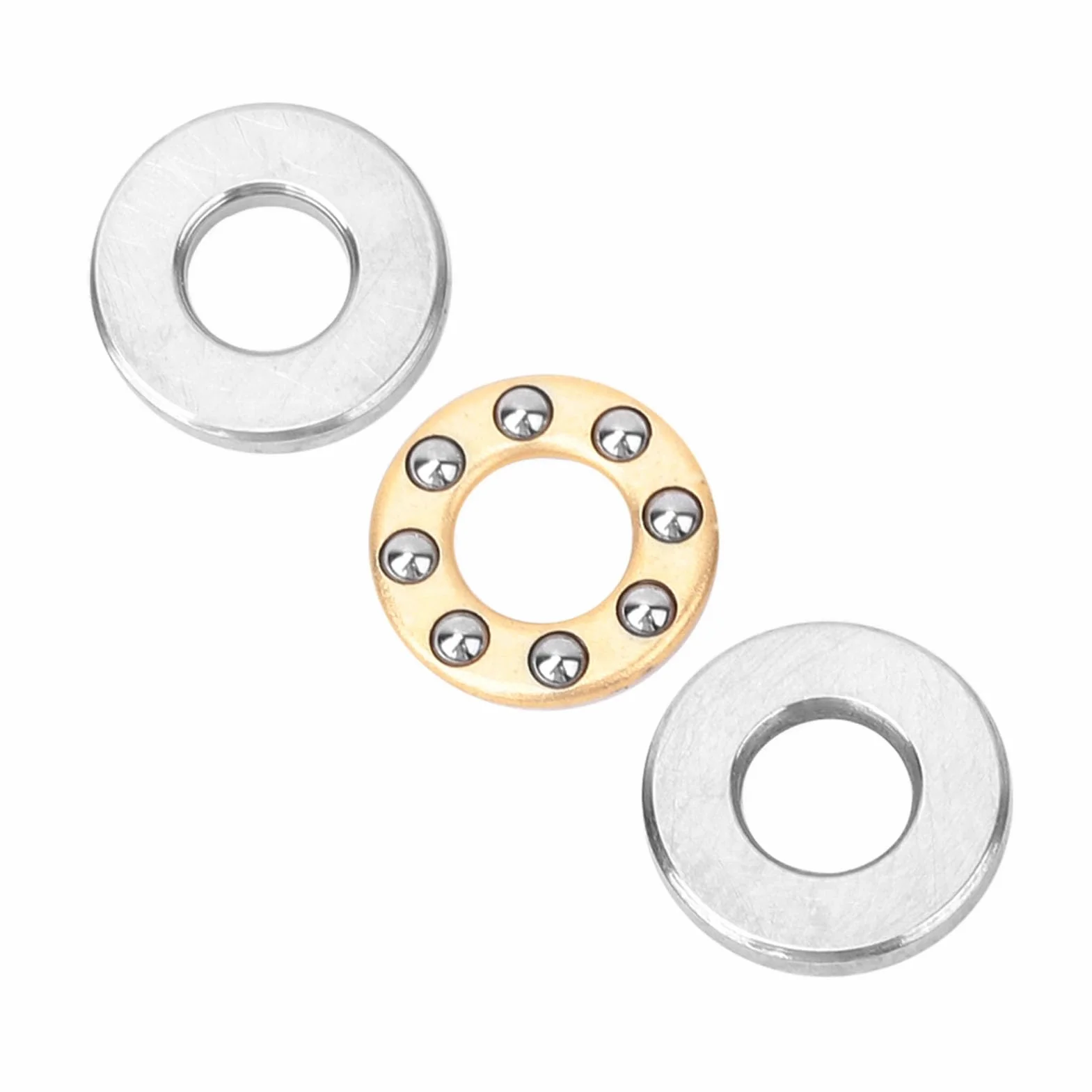 10 sztuk łożysko kulkowe wzdłużne miniaturowe łożysko kulkowe wzdłużne z podkładkami F4-9M 4x9x4mm
