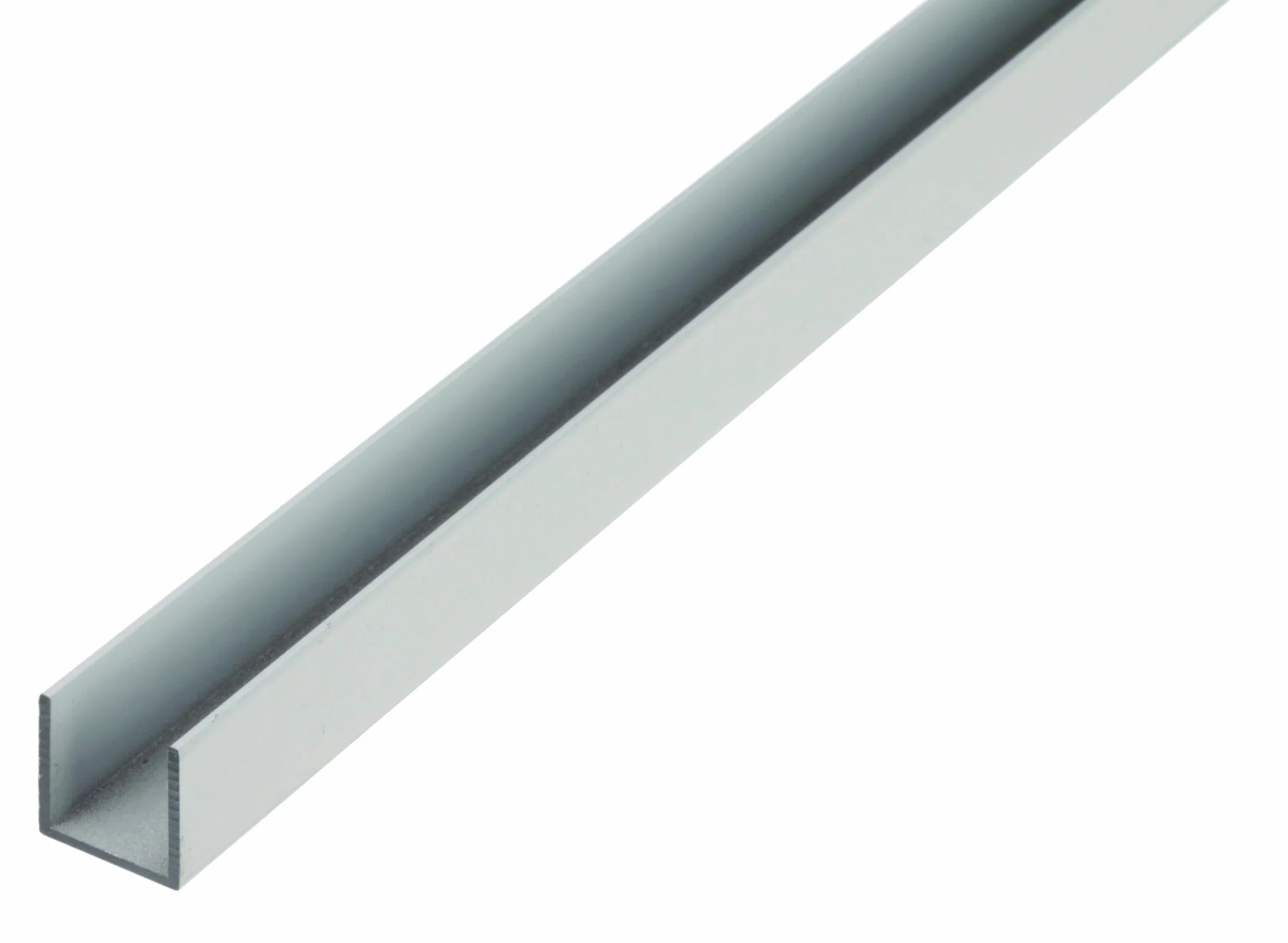 Alberts 475659 Profil U | aluminium, naturalne | 1000 x 8 x 8 mm