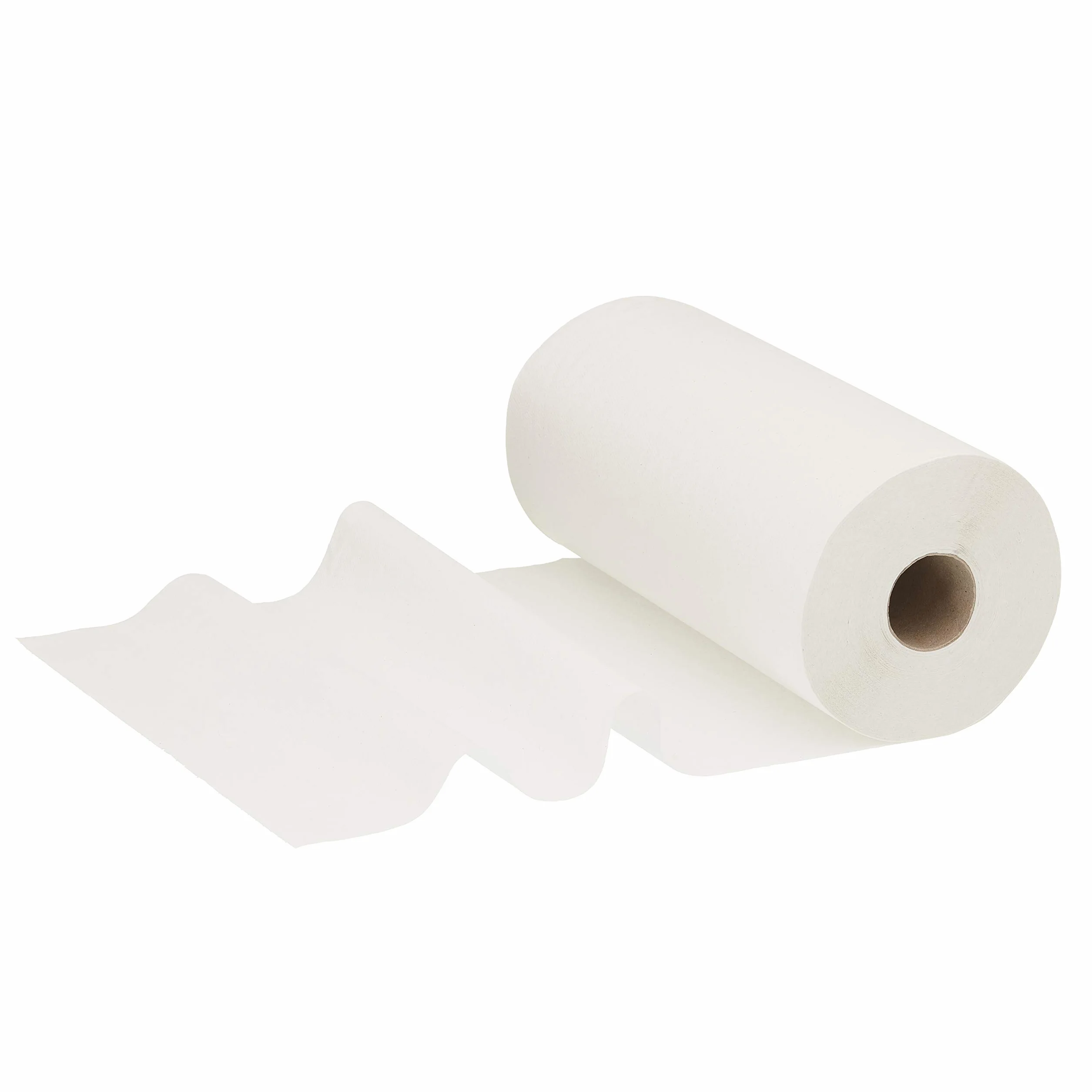 WypAll L10 papier do wycierania żywności i higieny 7236-1-warstwowe kompaktowe chusteczki do czyszczenia - 24 rolki x 165 białe chusteczki papierowe (łącznie 3960)